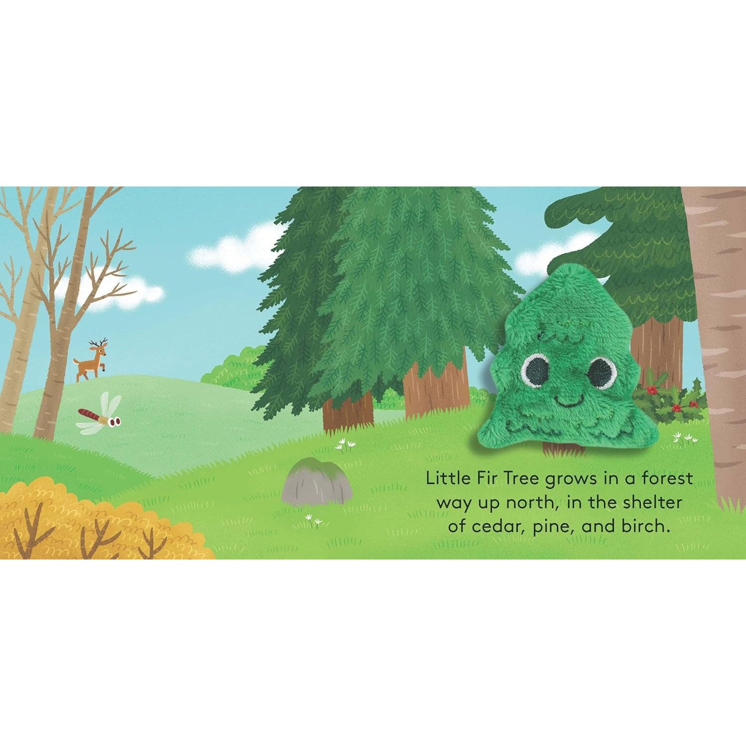 Little Fir Tree Finger Puppet Board Book - Interactive Storytime Fun for Toddlers & Preschoolers