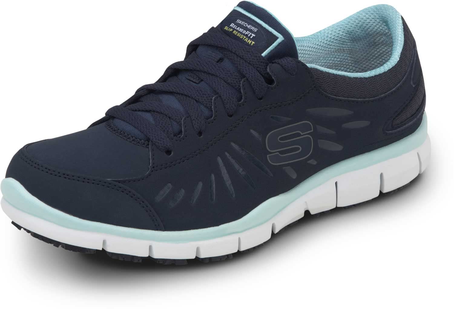 Skechers Work Stacey Women's Slip Resistant Soft Toe Low Athletic Shoes - Comfortable & Durable for Nurses, Waitresses & Healthcare Workers