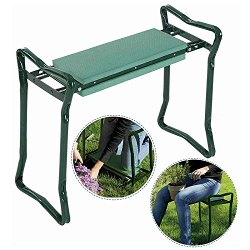 Foldable Garden Kneeler Seat with Tool Pouch - 23.5