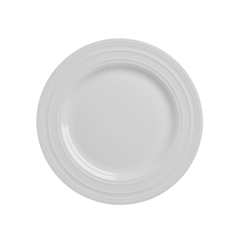 Elegant Swirl Bone Salad Plate - Durable Porcelain Dinnerware for Restaurants, Parties & Home Dining | Perfect for Salads, Appetizers & Desserts