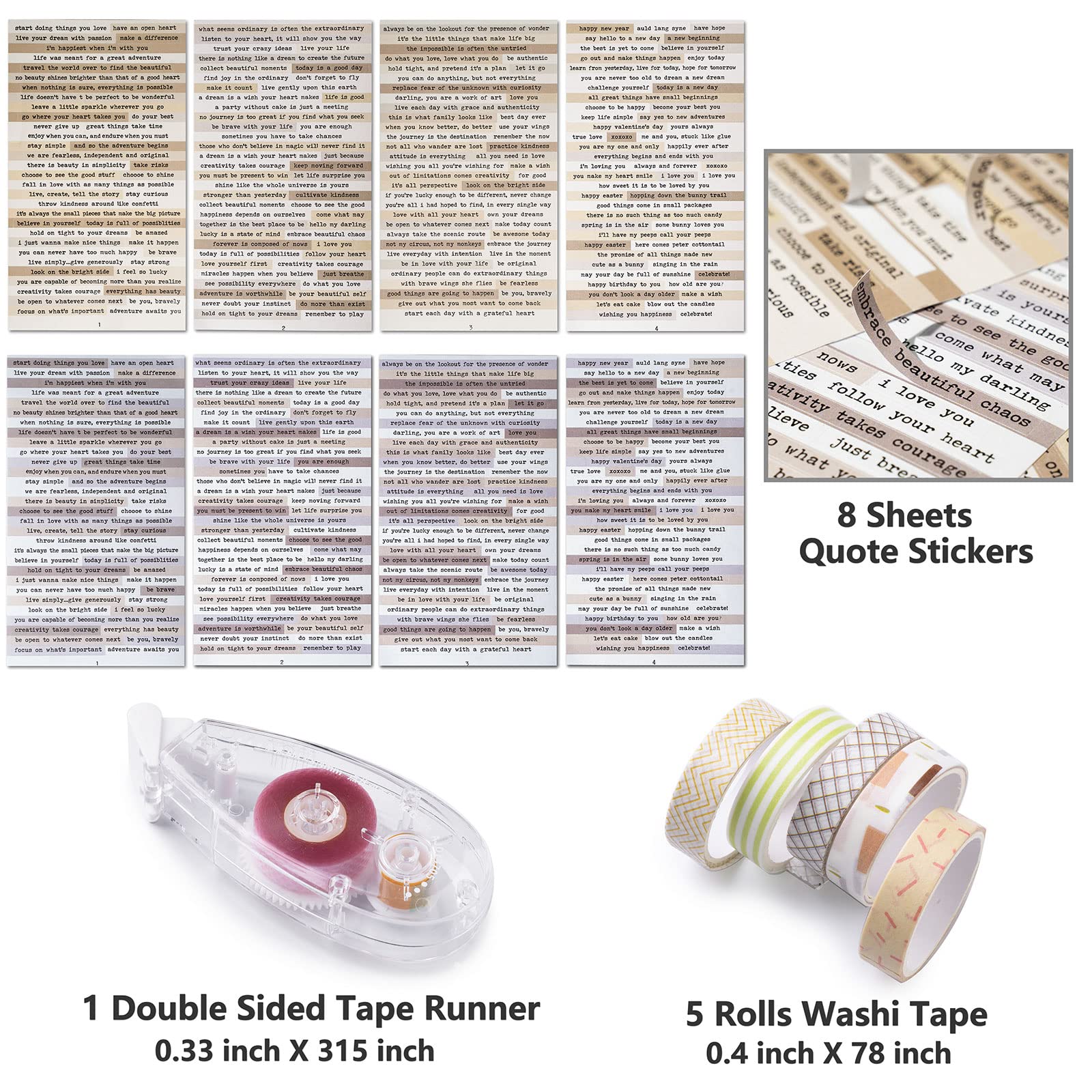 Vintage Scrapbooking Kit for Journaling & Collage - Arts Crafts for Beginners & Teens