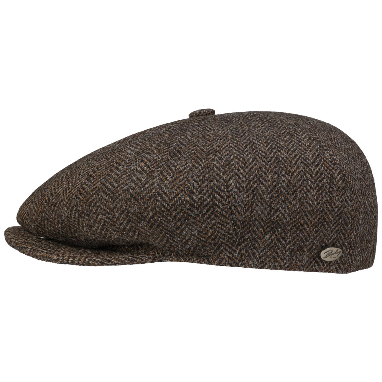 Bailey 1922 Galvin Herringbone Flat Cap for Men - Classic Wool Newsboy Hat for Casual & Formal Wear | Perfect for Fall, Winter & Outdoor Events