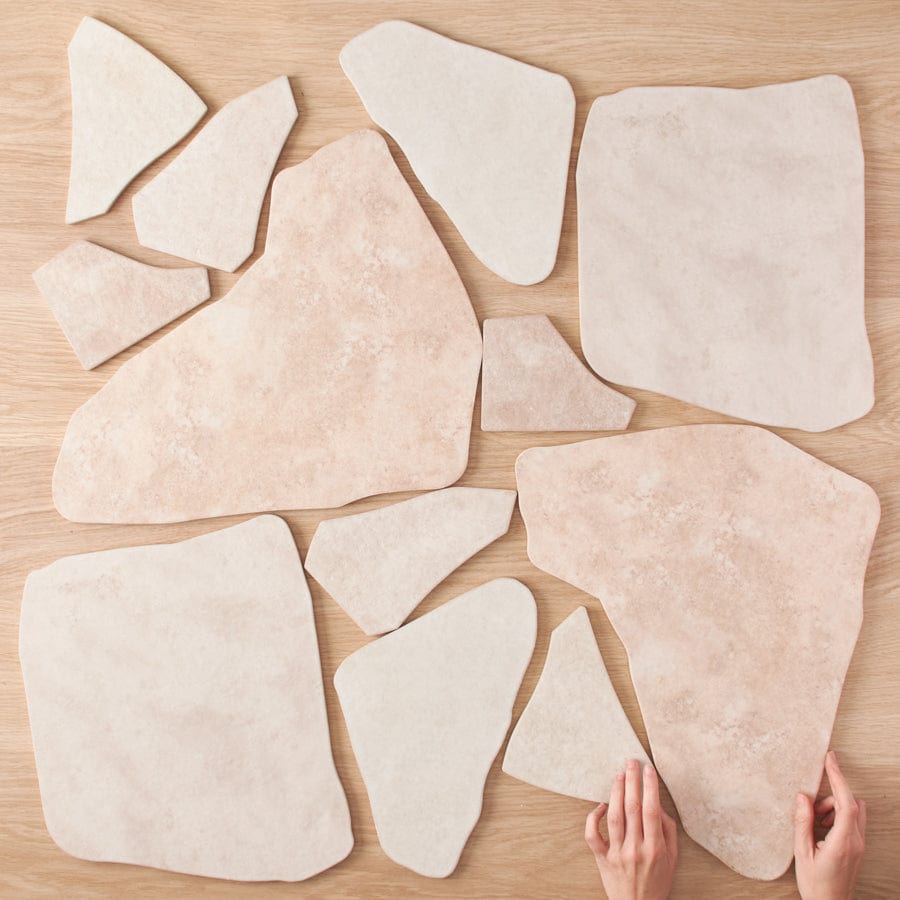 Clovelly Stone Look Crazy Paving Tiles - Natural Stone Effect Outdoor Flooring for Patio, Garden & Walkway Landscaping