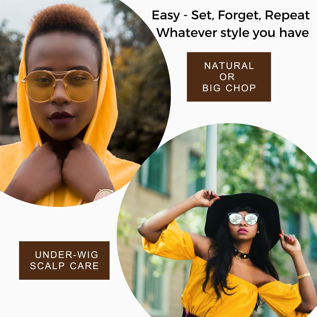 Back To Natural Scalp Stimulator - Hair Growth Massager for Thicker & Healthier Hair - Perfect for Daily Scalp Care & Relaxation at Home