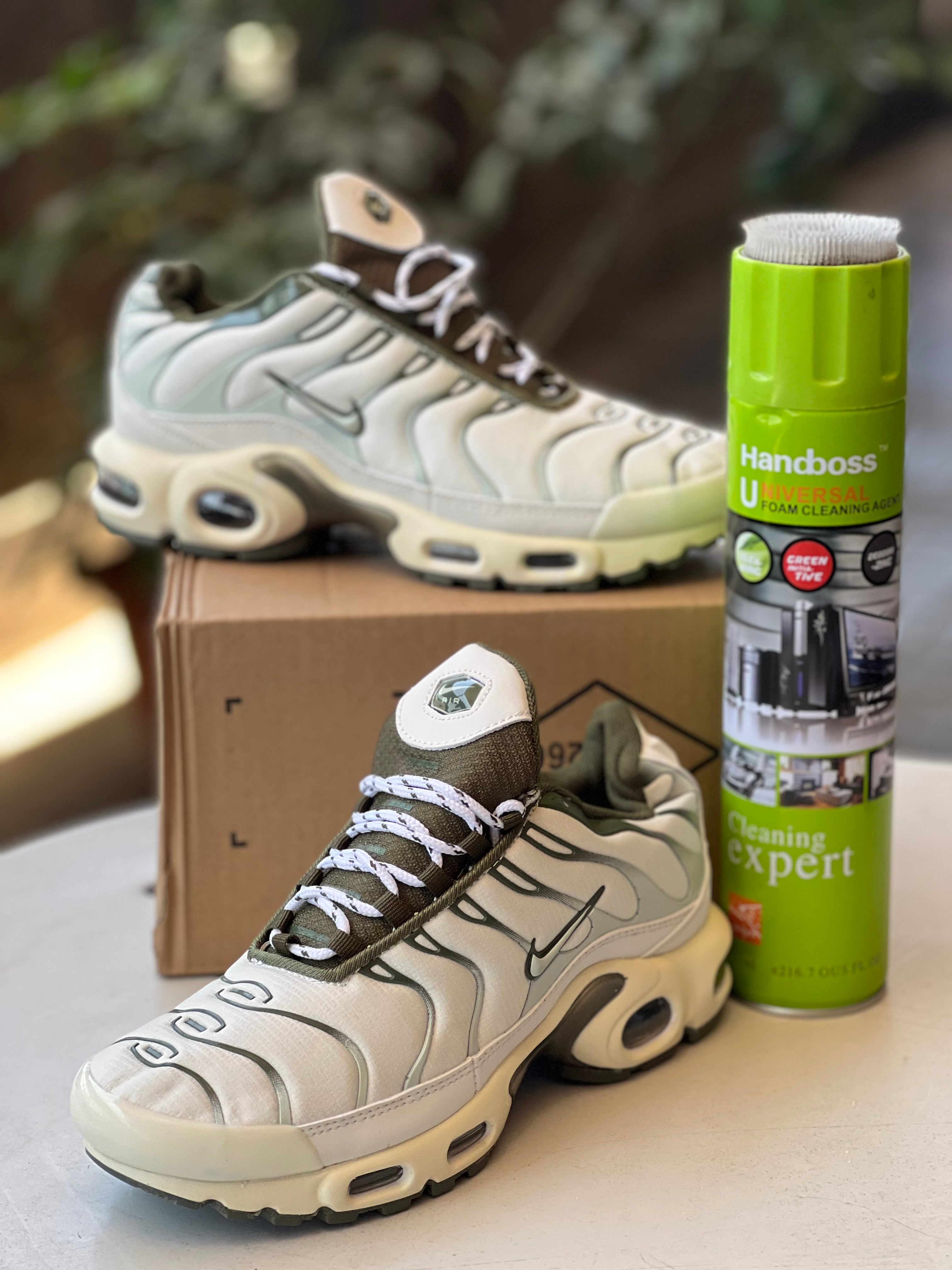 Nike Air Max TN Plus Light Bone Olive - Running Shoes for Men & Women - Comfortable Athletic Sneakers for Jogging, Gym Workouts & Casual Wear