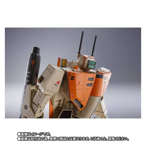 Bandai DX Chogokin Macross Robotech VF-1D Valkyrie & Fan Racer Action Figure - Collectible Anime Robot Toy for Display & Play - Perfect for Anime Fans & Model Collectors