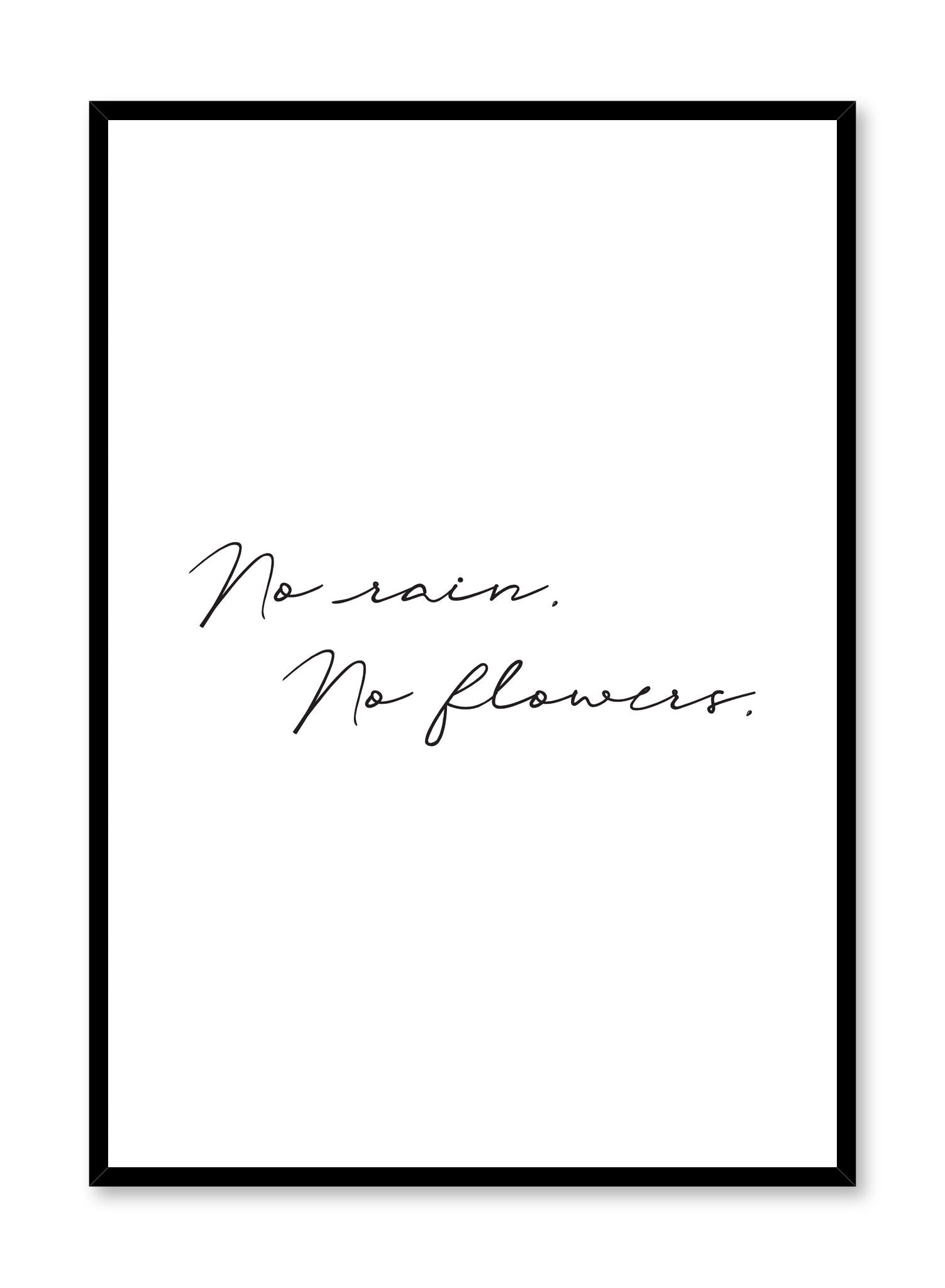 No Rain Poster - High Quality Weather Themed Wall Art for Home & Office Decor - Perfect for Living Room, Bedroom, or Classroom