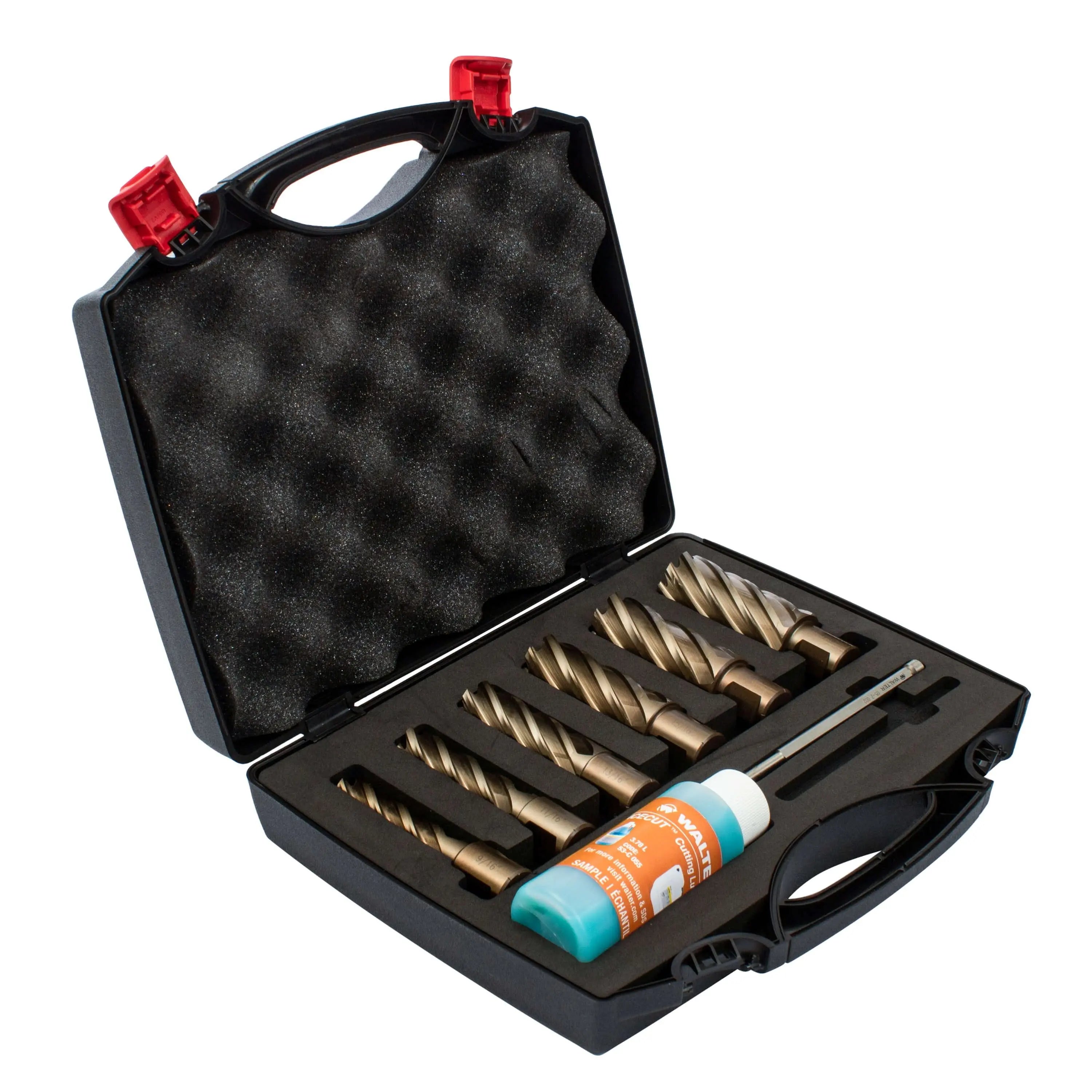 Walter 05A992 SST Core Cut Annular Cutter Set - Premium Stainless Steel Hole Saw Kit for Metal Drilling | Perfect for Construction, HVAC & Industrial Applications