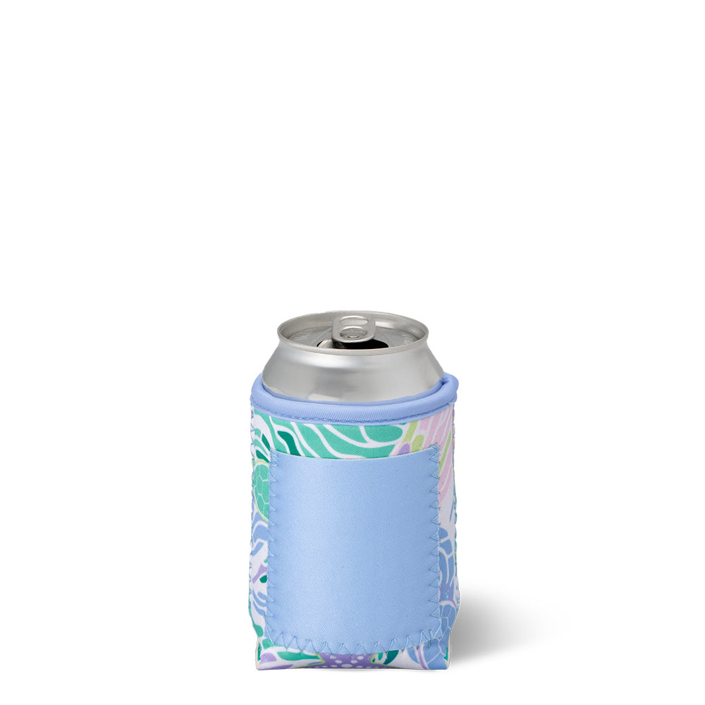 Sea Swirl Can Coolie - Insulated Beer Can Holder for Chilling Drinks at Beach, Pool, BBQ & Outdoor Parties - Perfect for Summer Beverages