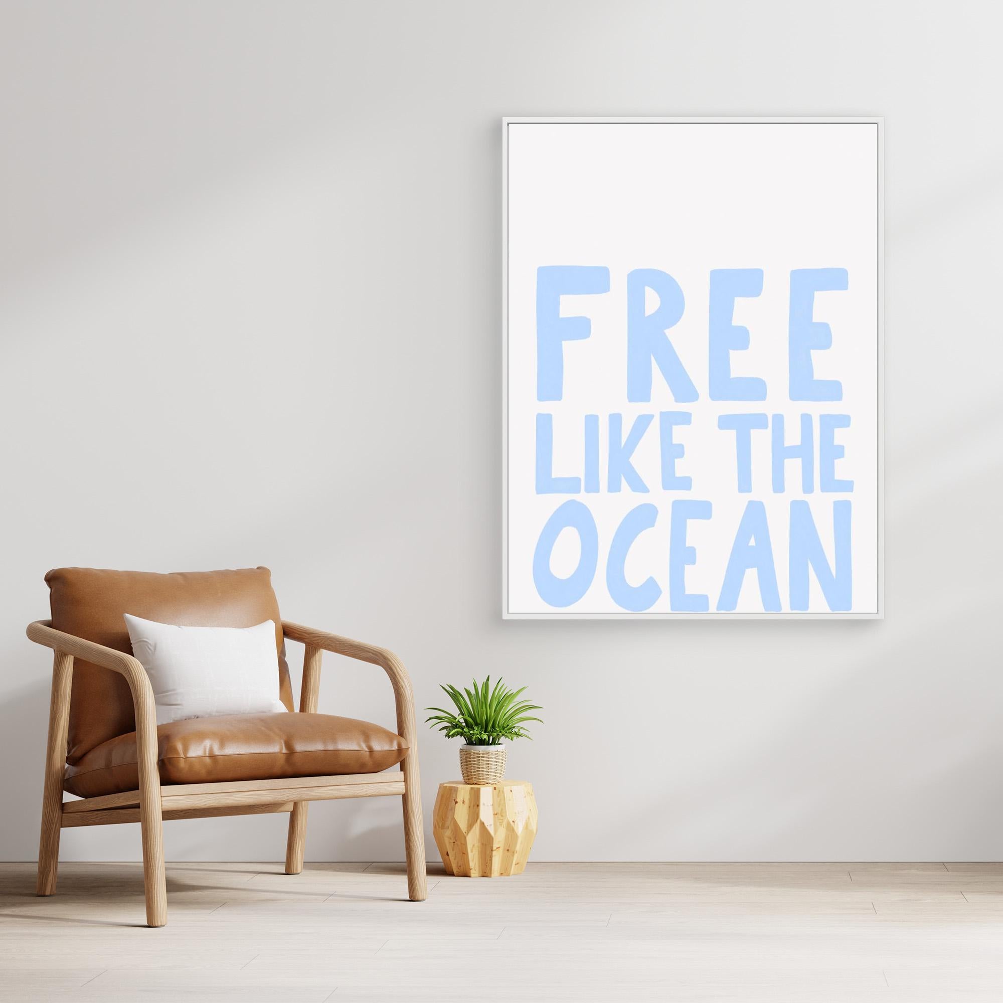 Canvas Print - Free Like the Ocean by Athene Fritsch | Wall Art for Living Room, Bedroom & Office Decor | Premium Gallery Wrapped Canvas Painting