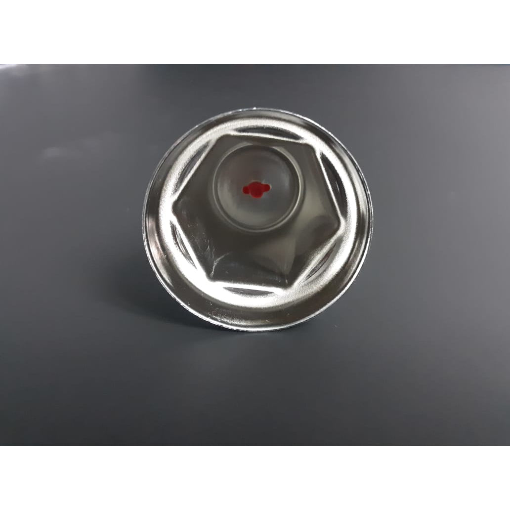 Fortpro 33mm x 2 1/8 Inch Chrome Push-On Nut Covers with Red Top Reflector - 10 Pack (F247616 R 10QTY) | Durable Wheel Nut Caps for Trucks, Trailers & RVs - Perfect for Nighttime Safety & Vehicle Customization