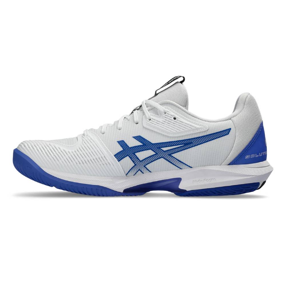 ASICS Solution Speed FF 3 Men's Tennis Shoes - Lightweight Performance Court Shoes for Competitive Play (White/Tuna Blue) - Perfect for Hard Court Matches & Training Sessions