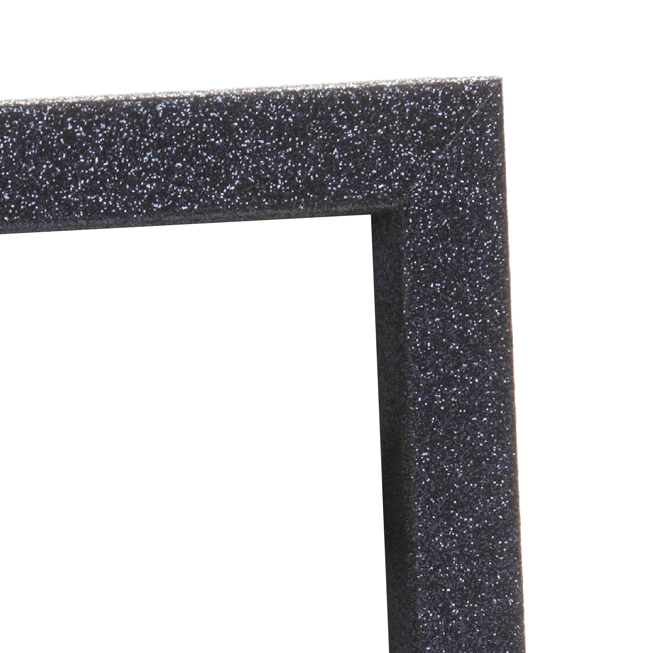 Cobalt Glitter Tabletop Photo Frame - Elegant Display for Wedding, Birthday, and Home Decor