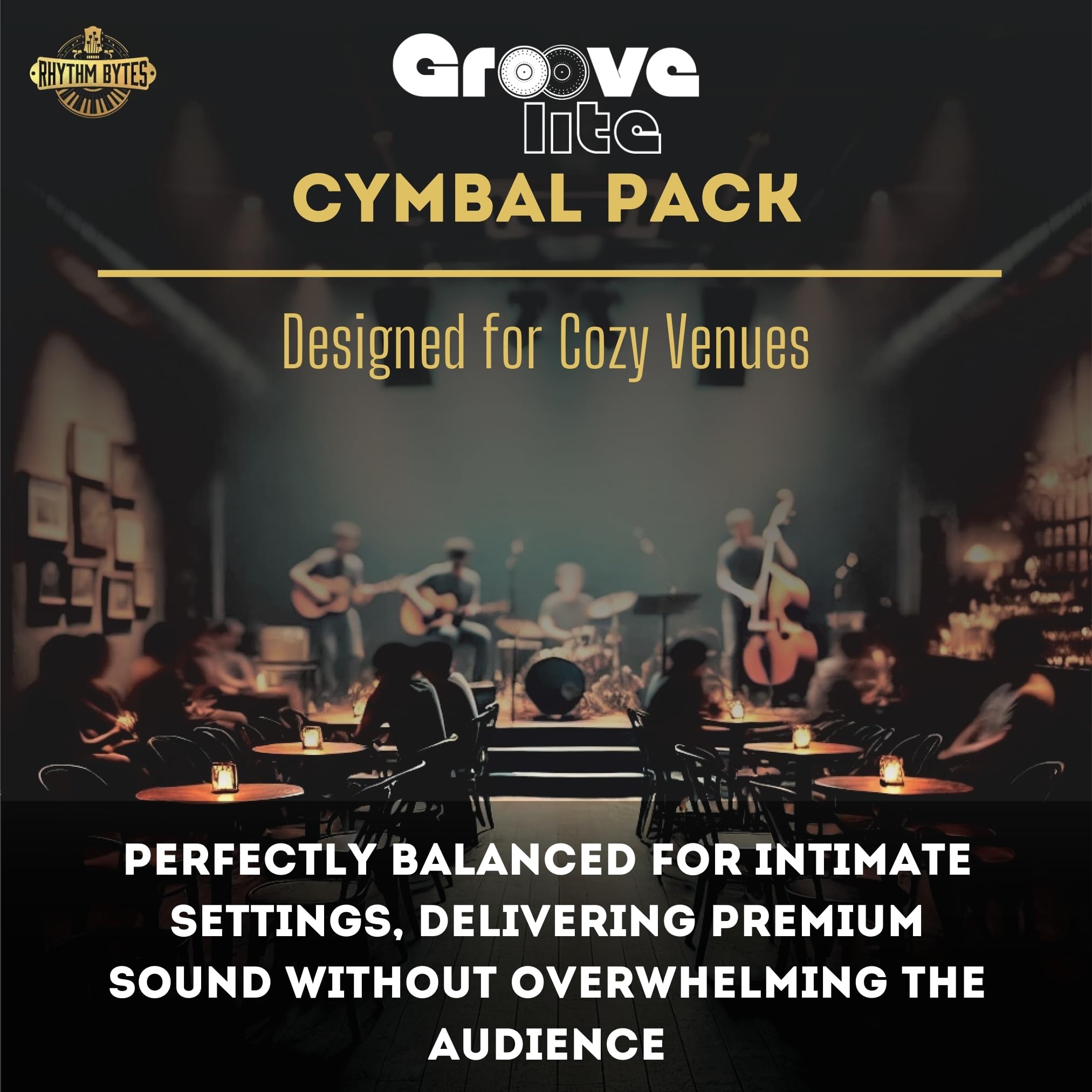 Groove Lite 7-Piece Drum Cymbal Set - 14