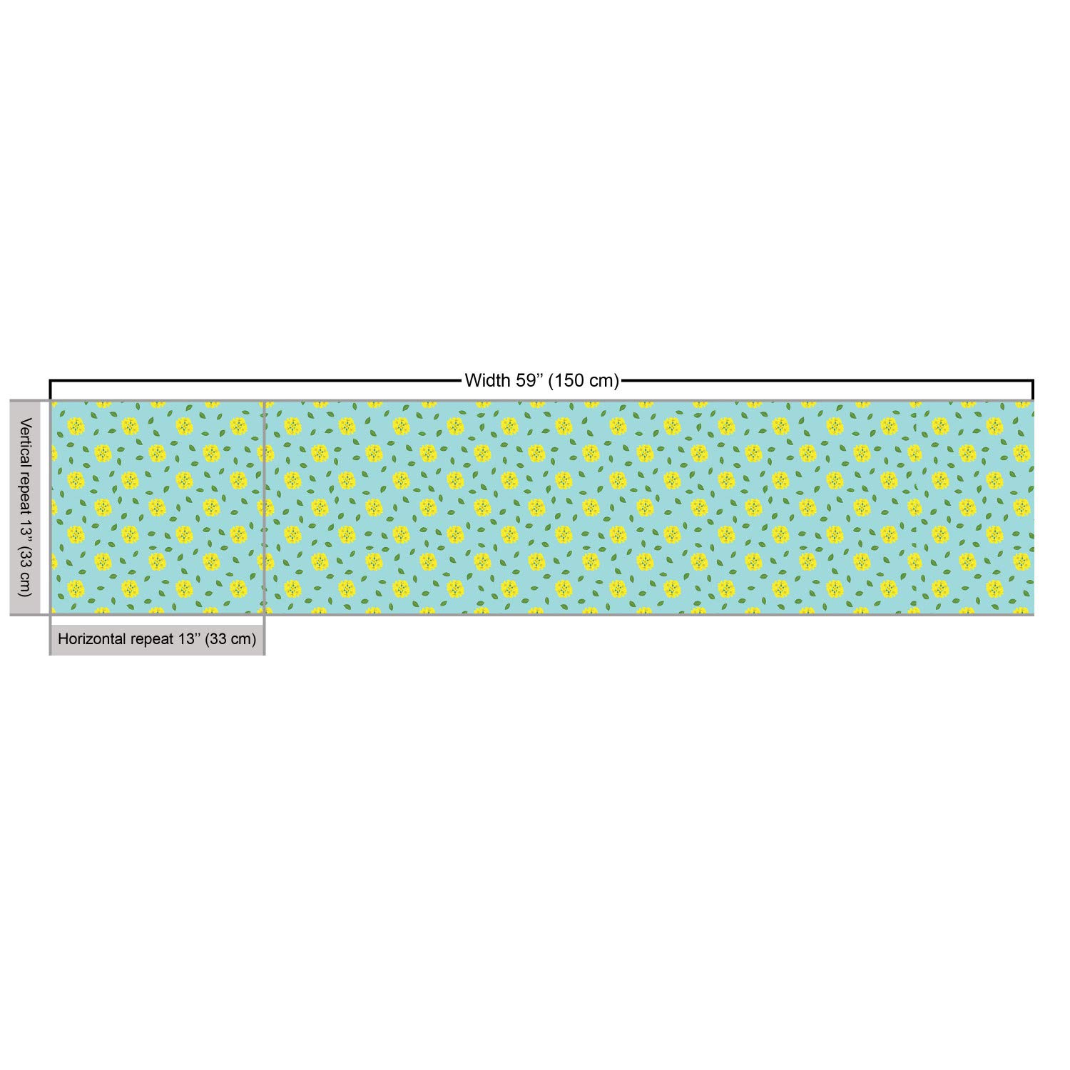 Ambesonne Spring Fabric - Minimal Leaves Floral Print for Upholstery, Home Decor - 10 Yards