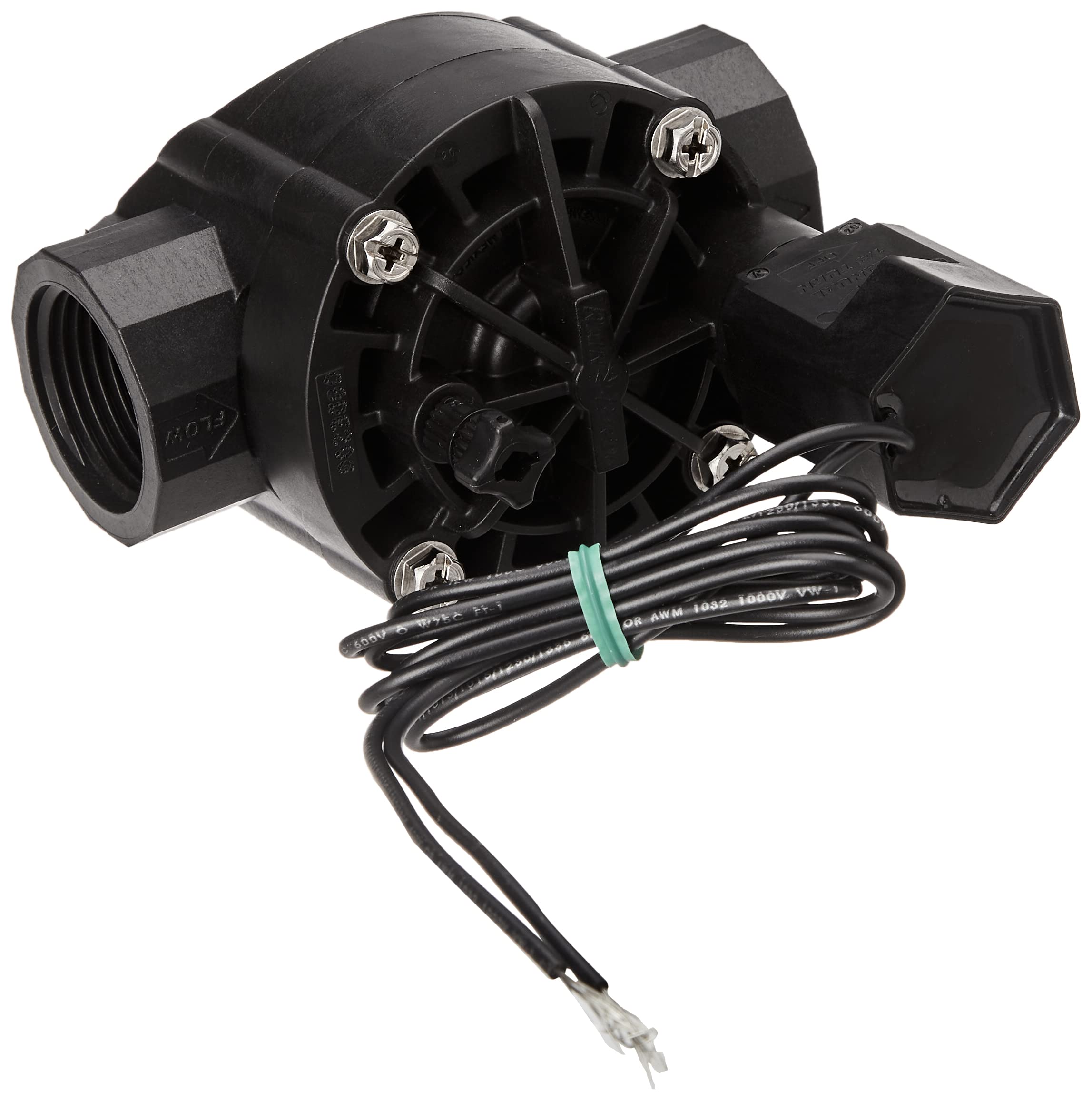 Rain Bird 100-HV 1 Inch 24V AC Solenoid Valve - Durable Grey Irrigation Valve for Lawn Sprinkler Systems, Garden Watering & Landscape Irrigation