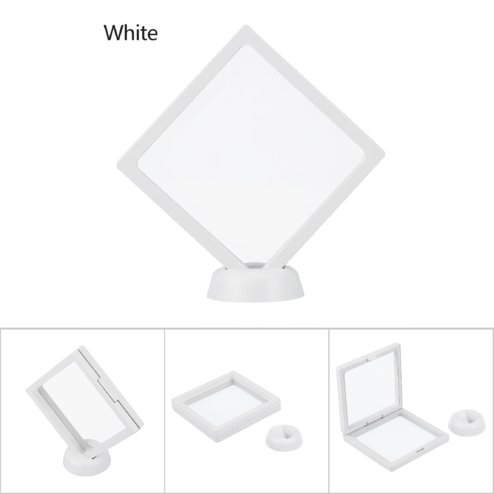 Acrylic Nail Display Stand - Manicure Nail Art & Design Tool with Adjustable Frame for Various Shaped Nail Tips & Decorations (White) | Perfect for Salon Displays, Nail Art Exhibitions & Home Organization