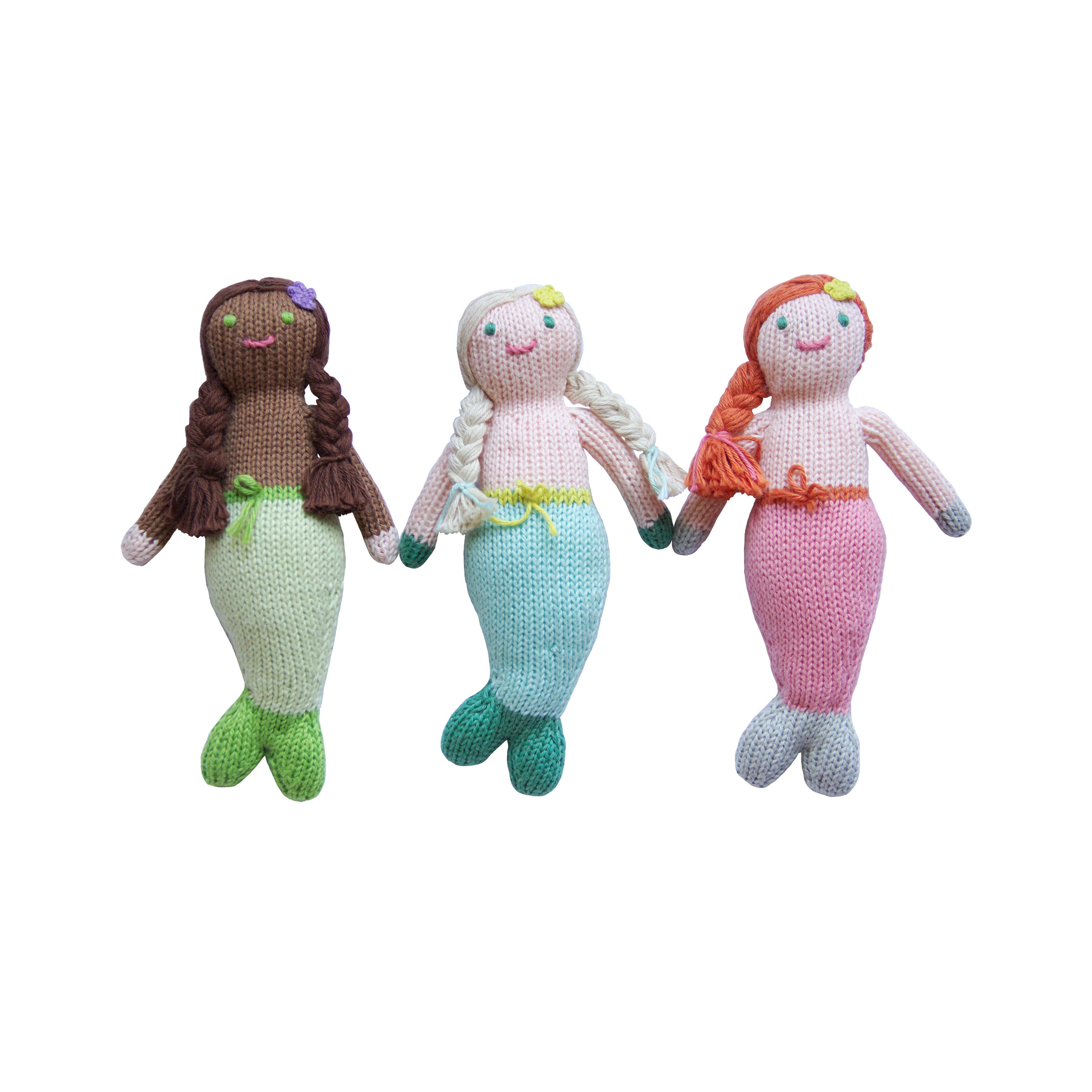 Blabla Kids Mermaid Rattle Melody Toy - Musical Baby Shaker for Newborns & Infants - Perfect for Sensory Play, Early Development & Nursery Decor