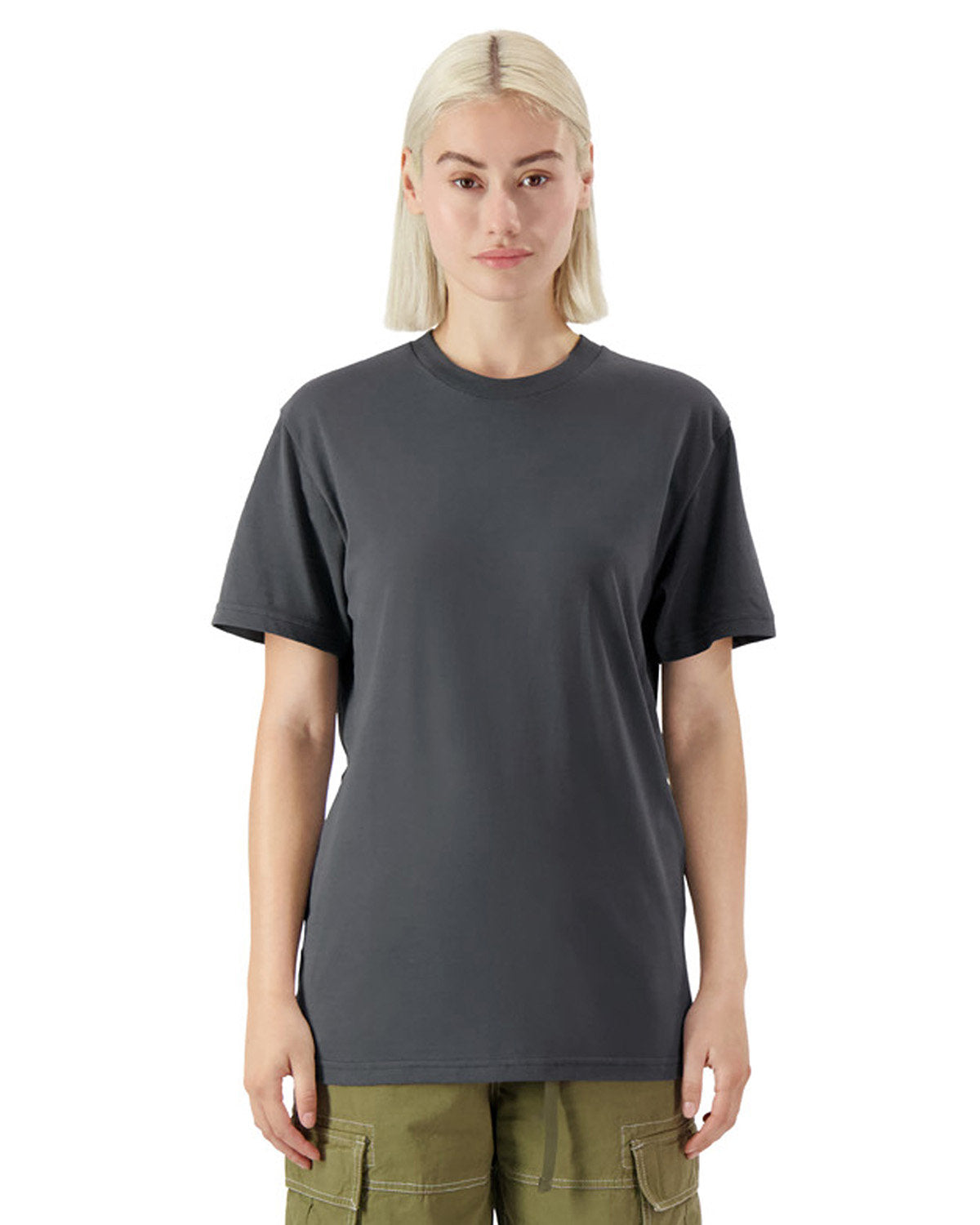 American Apparel 5389 Unisex Sueded T-Shirt - Soft & Comfortable Cotton Tee for Men & Women | Perfect for Casual Wear, Layering & Everyday Outfits