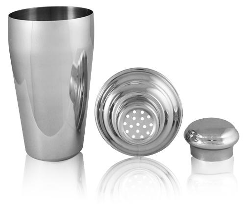 Professional Chef's Cap Shaker - Premium Stainless Steel Cocktail Mixer with Strainer for Bartenders & Home Bars | Perfect for Mixing Martinis, Margaritas & Craft Cocktails