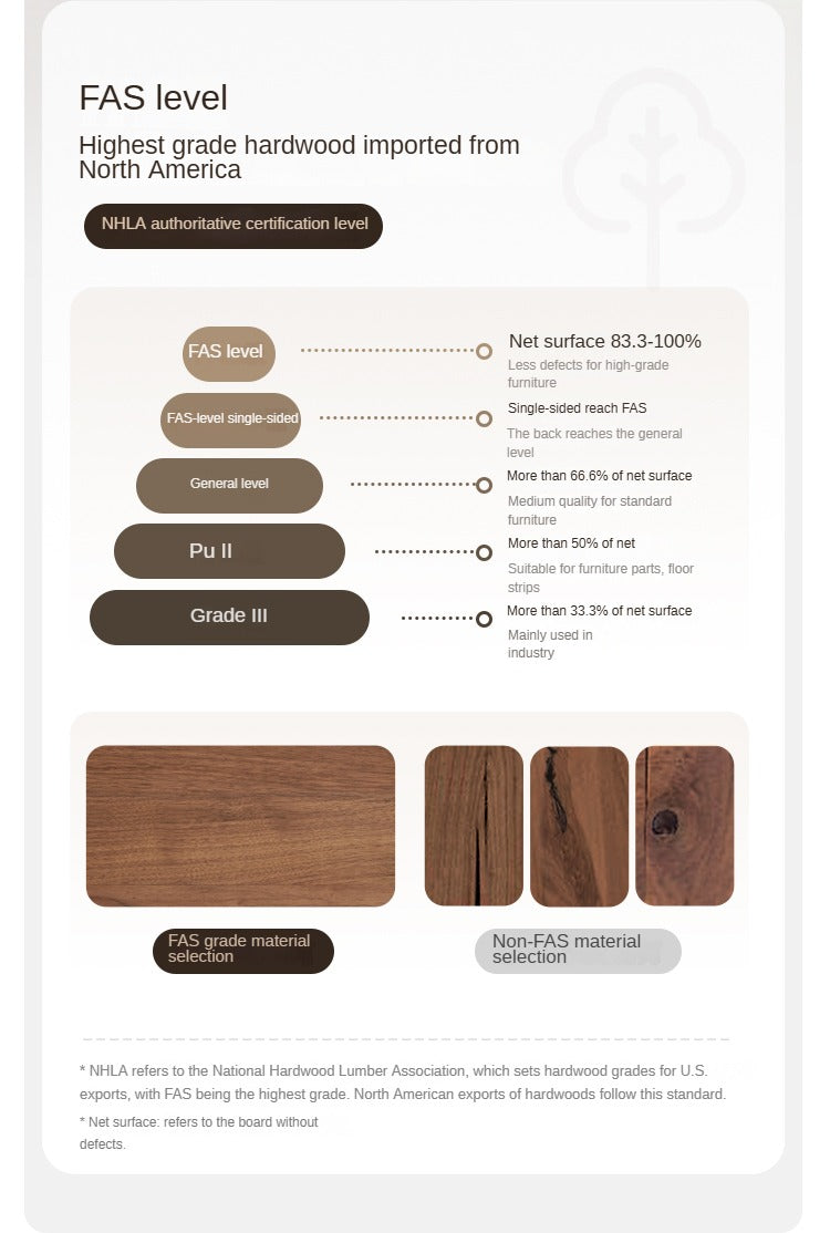 Premium Black Walnut Solid Wood Rectangular Coffee Table - Rustic Modern Living Room Furniture for Home Decor & Tea Time Relaxation