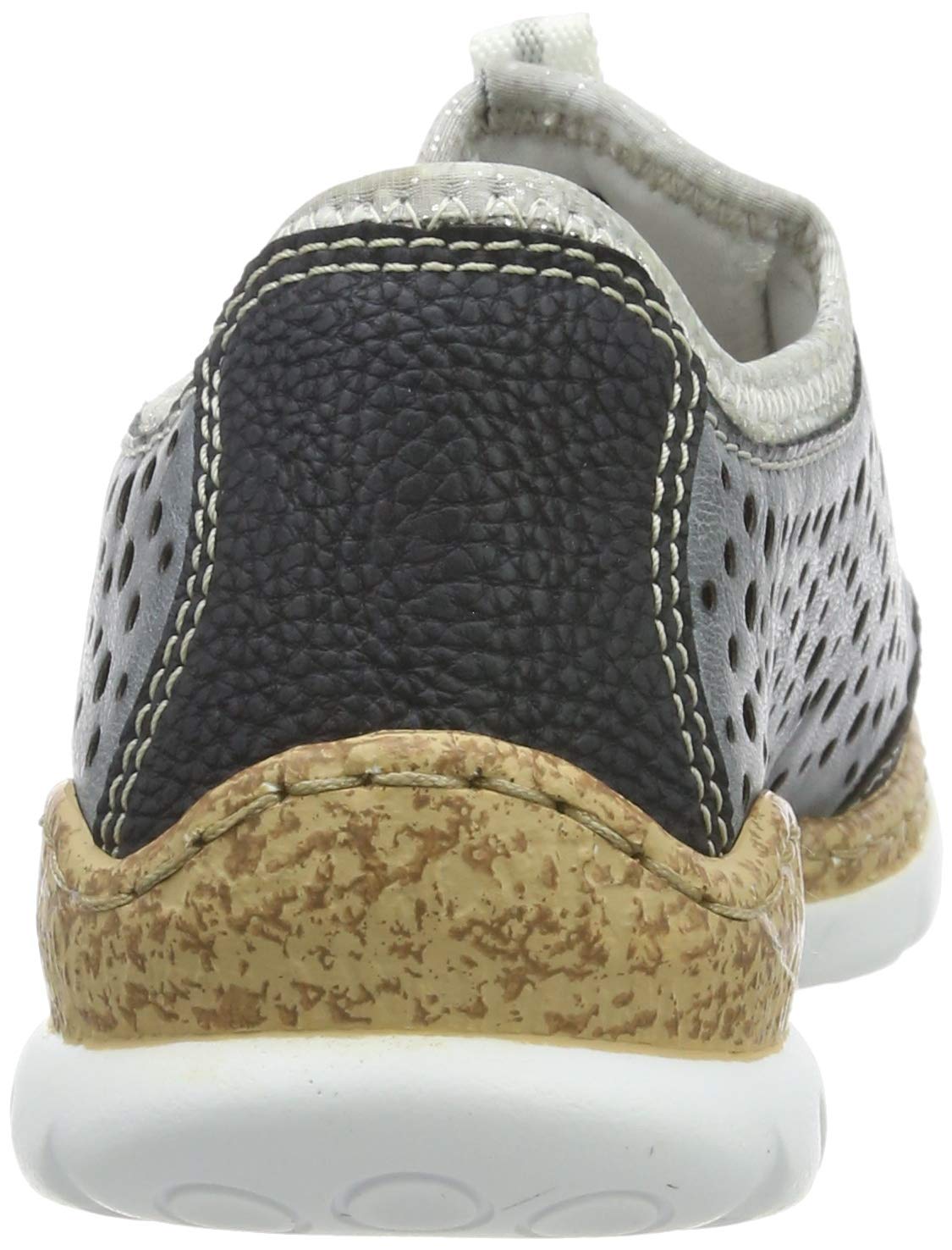 Rieker Women's Comfort Loafers - Slip-On Casual Shoes for Work, Walking & Everyday Wear | Lightweight & Supportive Footwear for Office, Travel & Outings