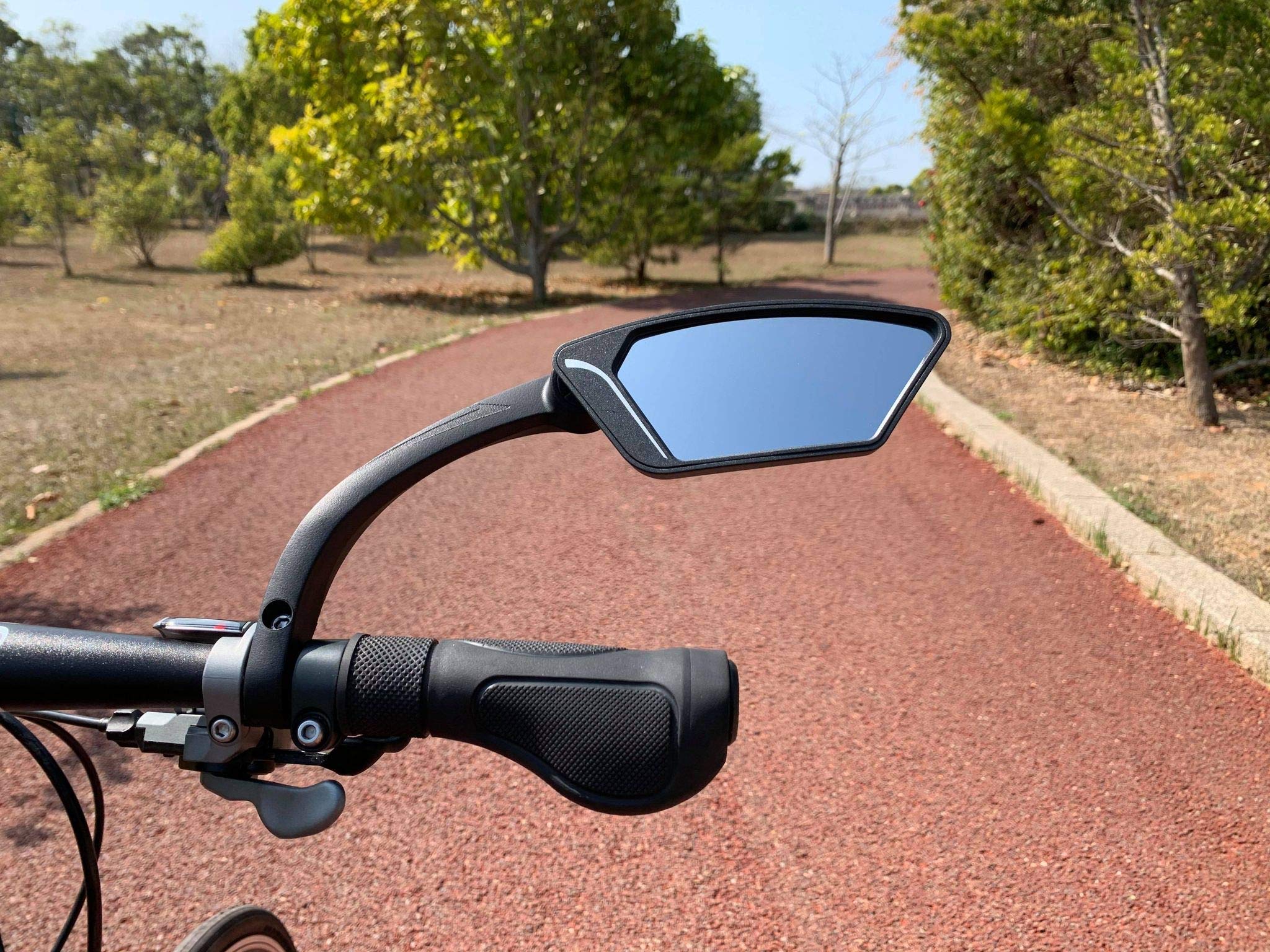 MEACHOW Scratch-Resistant Bike Mirror - Rotatable Handlebar Rearview Mirror for Safe Cycling, ME-002 | Perfect for Road Bikes, Mountain Bikes & Commuting