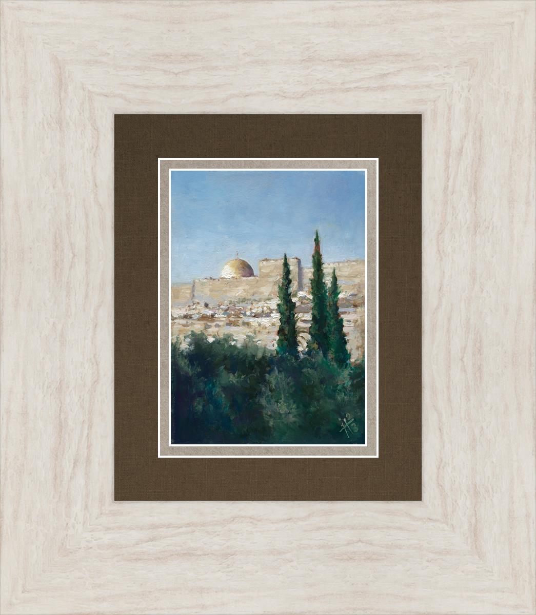 Jerusalem Painting by Igor Piddubnyi - Handmade Ukrainian Artwork for Home & Office Decor