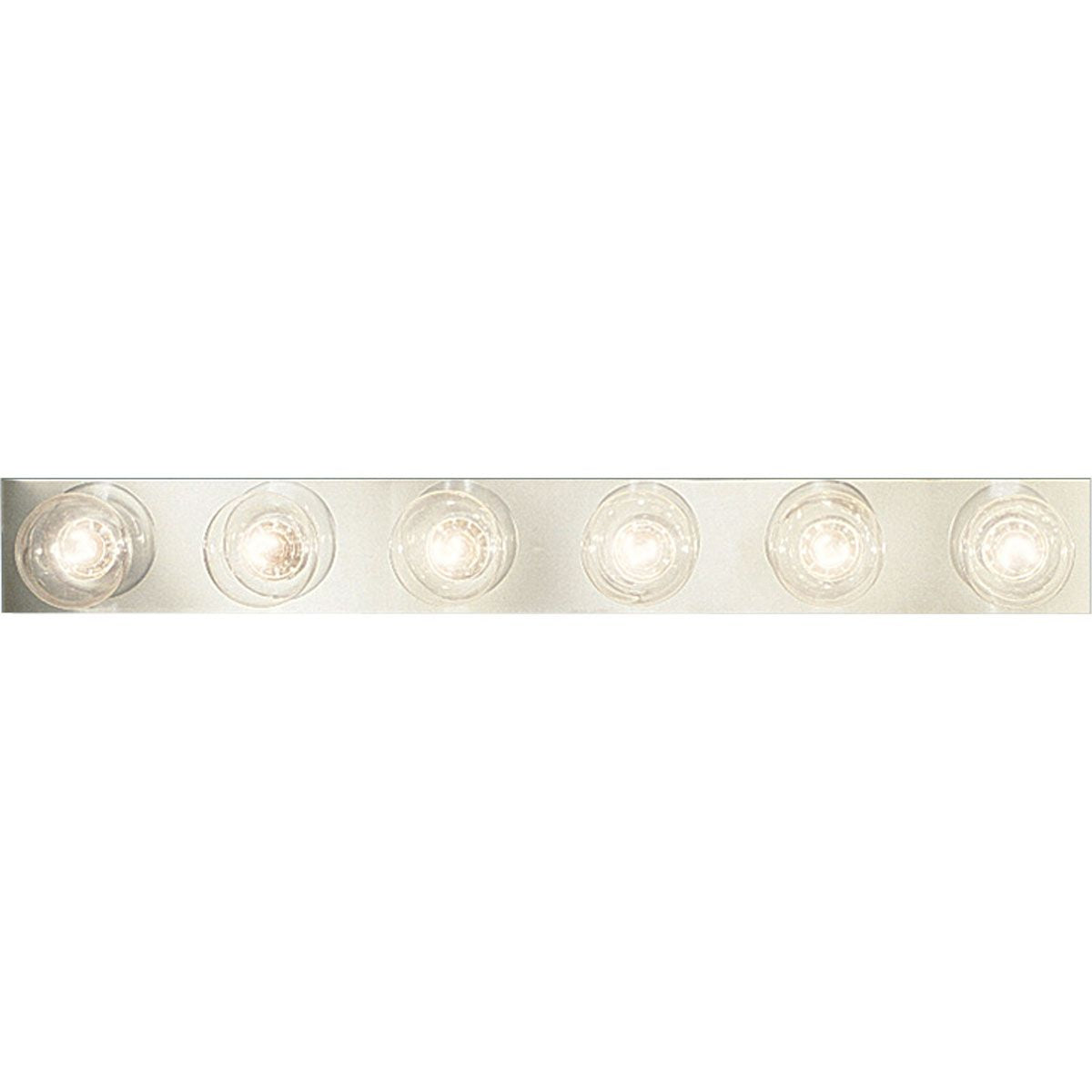 Broadway Collection Six-Light Bath Vanity Light Fixture P3299 - Perfect for Modern Bathroom & Vanity Lighting