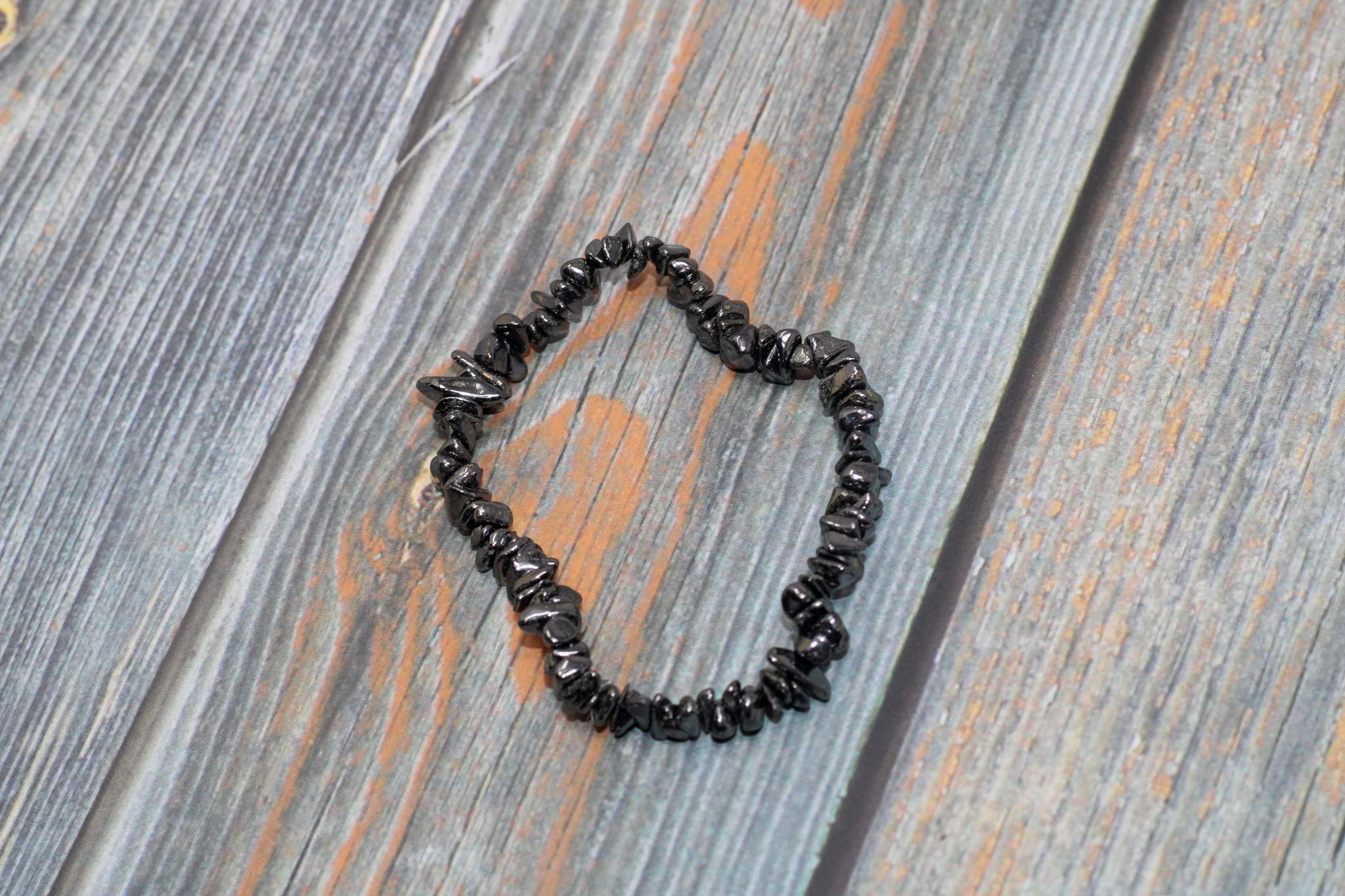 **Hematite Crystal Bracelet for Women - Black Beaded Stretch Bracelet for Pain Relief & Healing | Hematite Stone Jewelry for Stress Relief, Energy Balance & Fashion Accessories | Perfect for Meditation, Yoga & Everyday Wear**