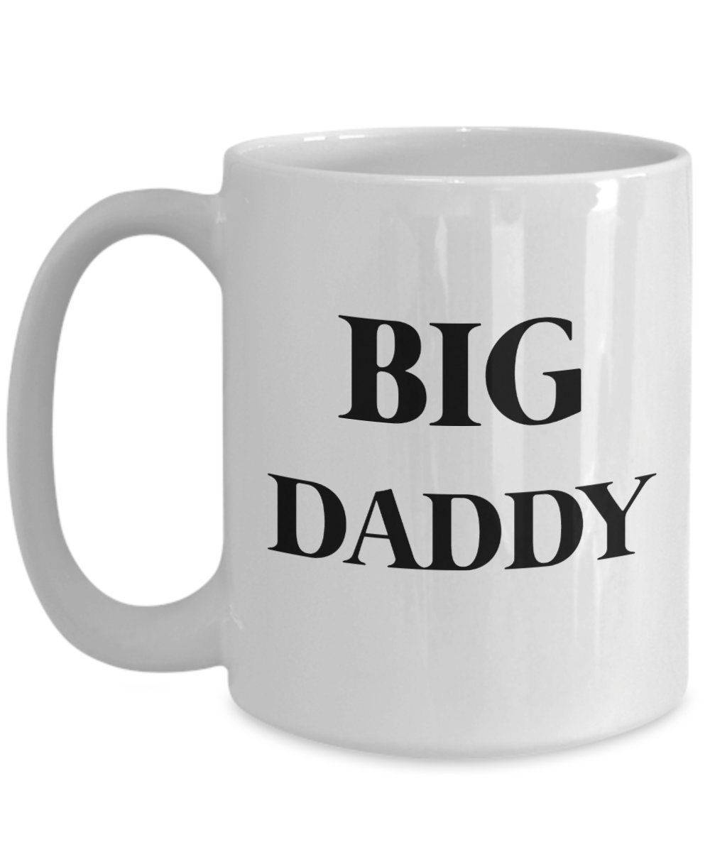 Big Daddy Coffee Mug - Large 20oz Funny Novelty Gift for Father's Day, Birthday, Retirement - Perfect for Office, Home, or Man Cave Use