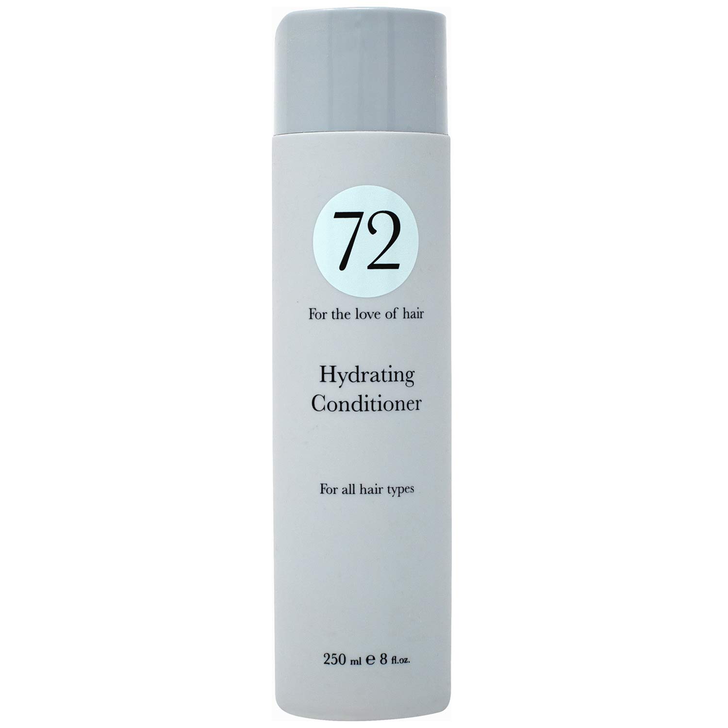 72 Hair Vegan Hydrating Conditioner - Organic, Cruelty-Free Moisturizing & Protective Hair Treatment (250ml) for Dry, Damaged Hair - Perfect for Daily Use & Salon-Quality Results at Home