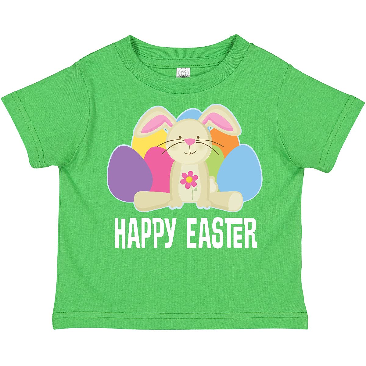 Happy Easter Bunny Toddler T-Shirt for Kids Holiday Party