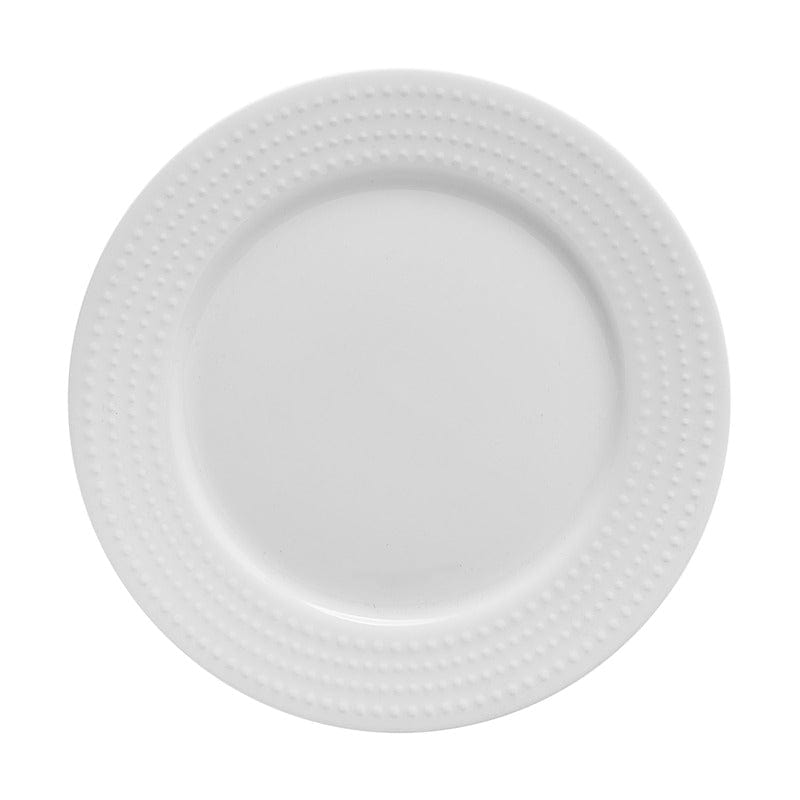 Nellie Set of 4 Elegant Salad Plates - Perfect for Dinner Parties, Family Gatherings & Everyday Dining - Durable Ceramic Appetizer Dishes for Home & Restaurant Use