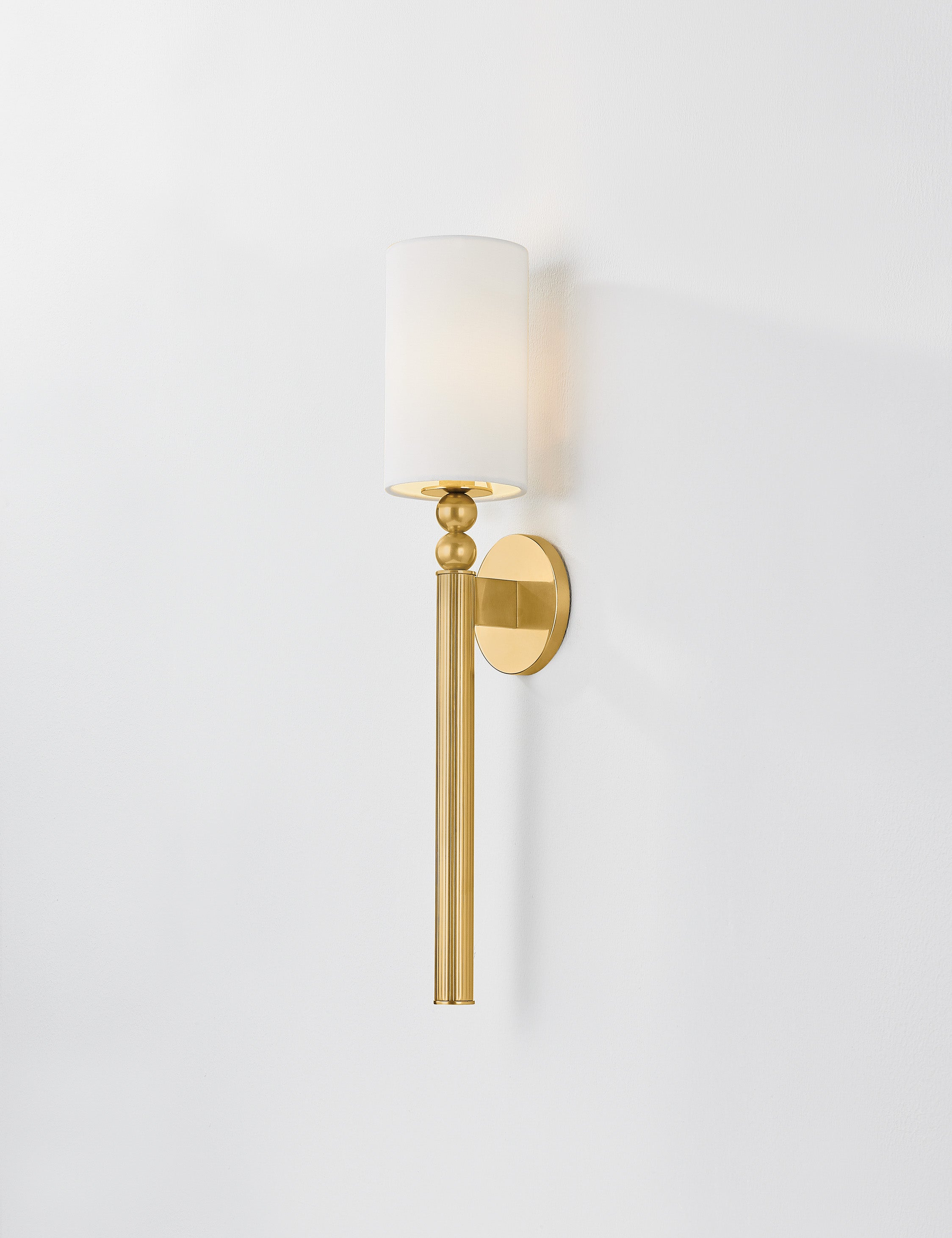 Bergier Wall Sconce Light - Modern Plug-in or Hardwired Fixture for Bedroom, Living Room & Hallway Lighting Decor