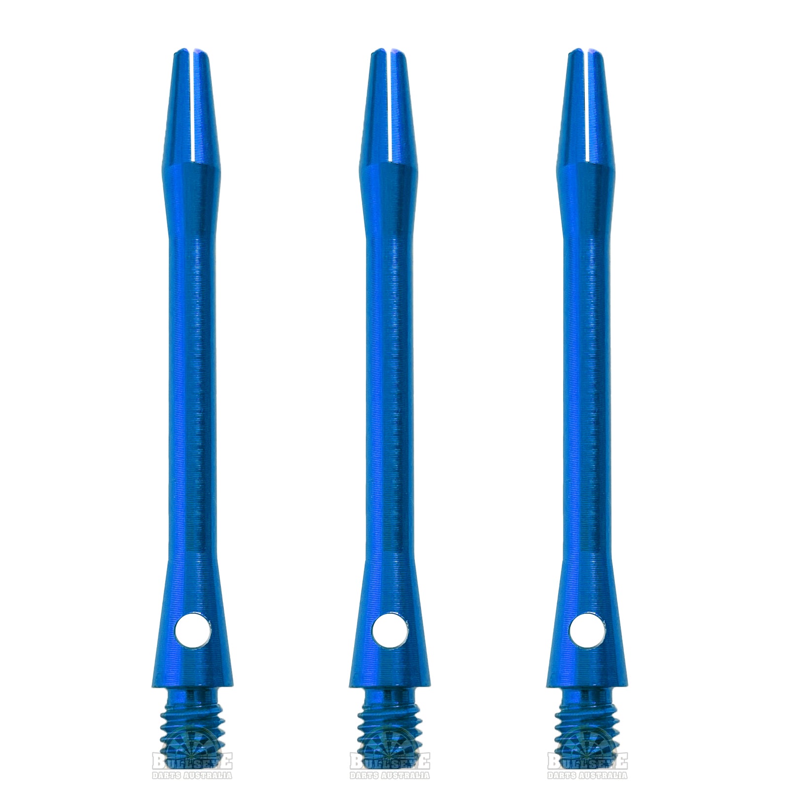 Premium Aluminum Dart Shafts - Medium Length (47mm) Blue Replacement Parts for Steel Tip Darts | Professional Dart Accessories for Bars, Tournaments & Home Practice