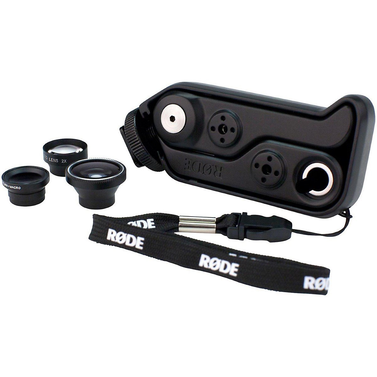 Rode Microphones RodeGrip+ Universal Smartphone Mount & Lens Kit for iPhone - Perfect for Vlogging, Live Streaming & Content Creation