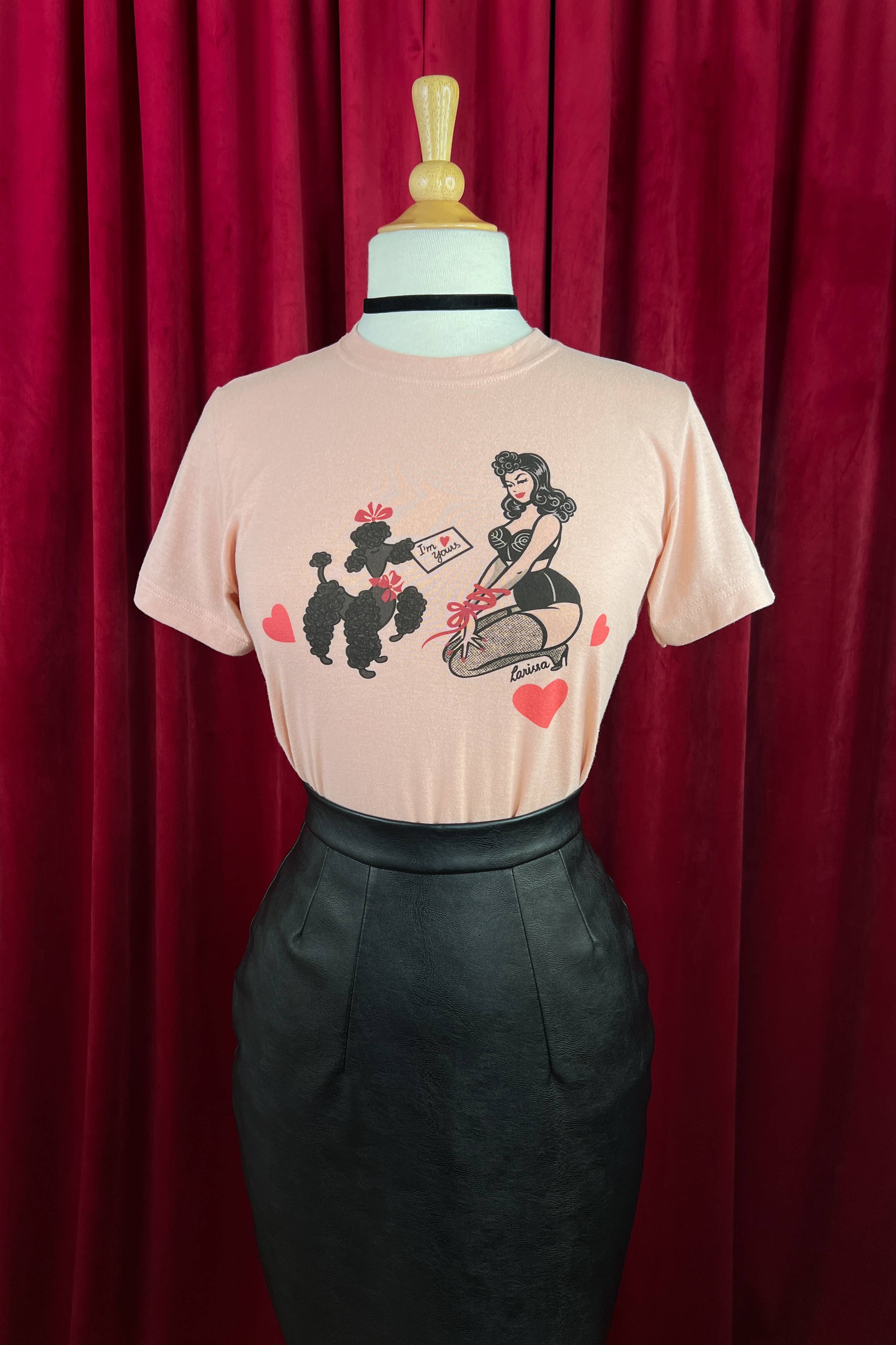 Bound To You Unisex T-Shirt in Peach - Soft Cotton Comfort Fit for Men & Women - Perfect for Casual Wear, Dates, and Everyday Outfits