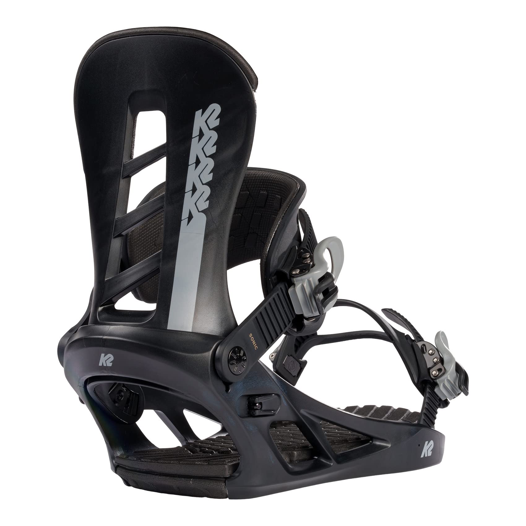 K2 Sonic Men's Snowboard Bindings - Lightweight & Responsive for All-Mountain Riding - Perfect for Freestyle & Powder Snowboarding