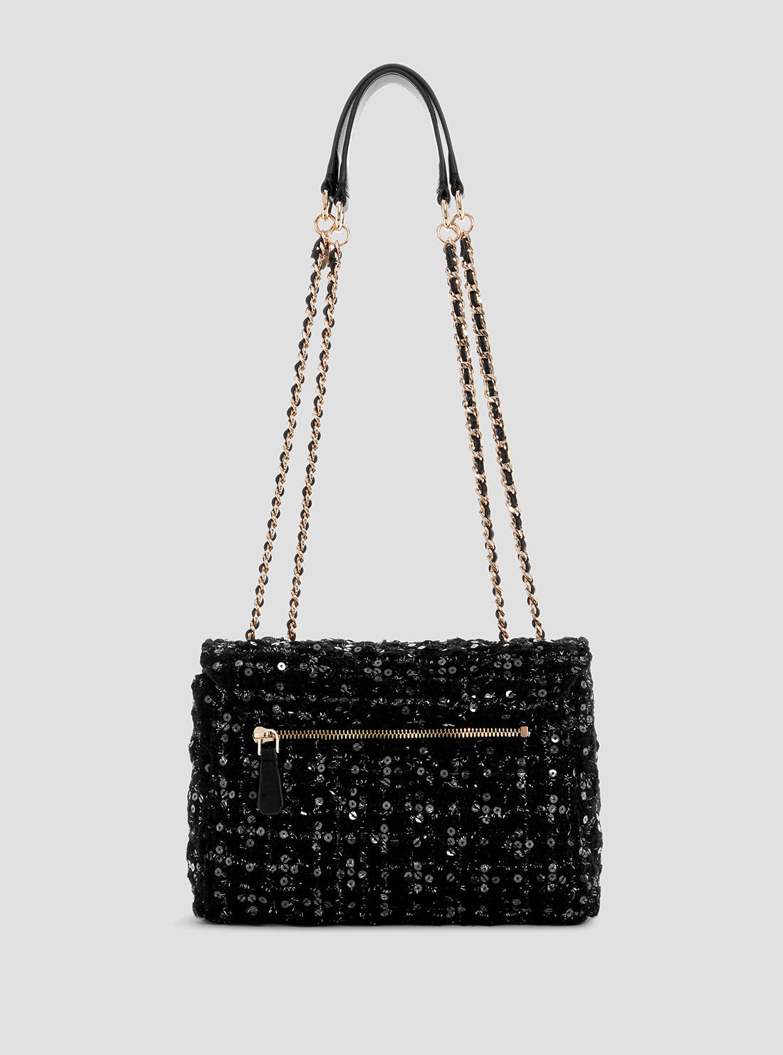 Black Guilty Convertible Flap Crossbody Bag for Women - Stylish Shoulder Purse for Work, Travel & Evening Out
