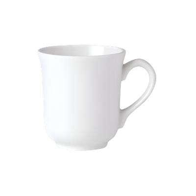Steelite Simplicity 10 Oz Club Mug - Durable Ceramic Coffee Cup for Home, Office & Restaurants - Perfect for Hot Beverages, Tea & Coffee Lovers