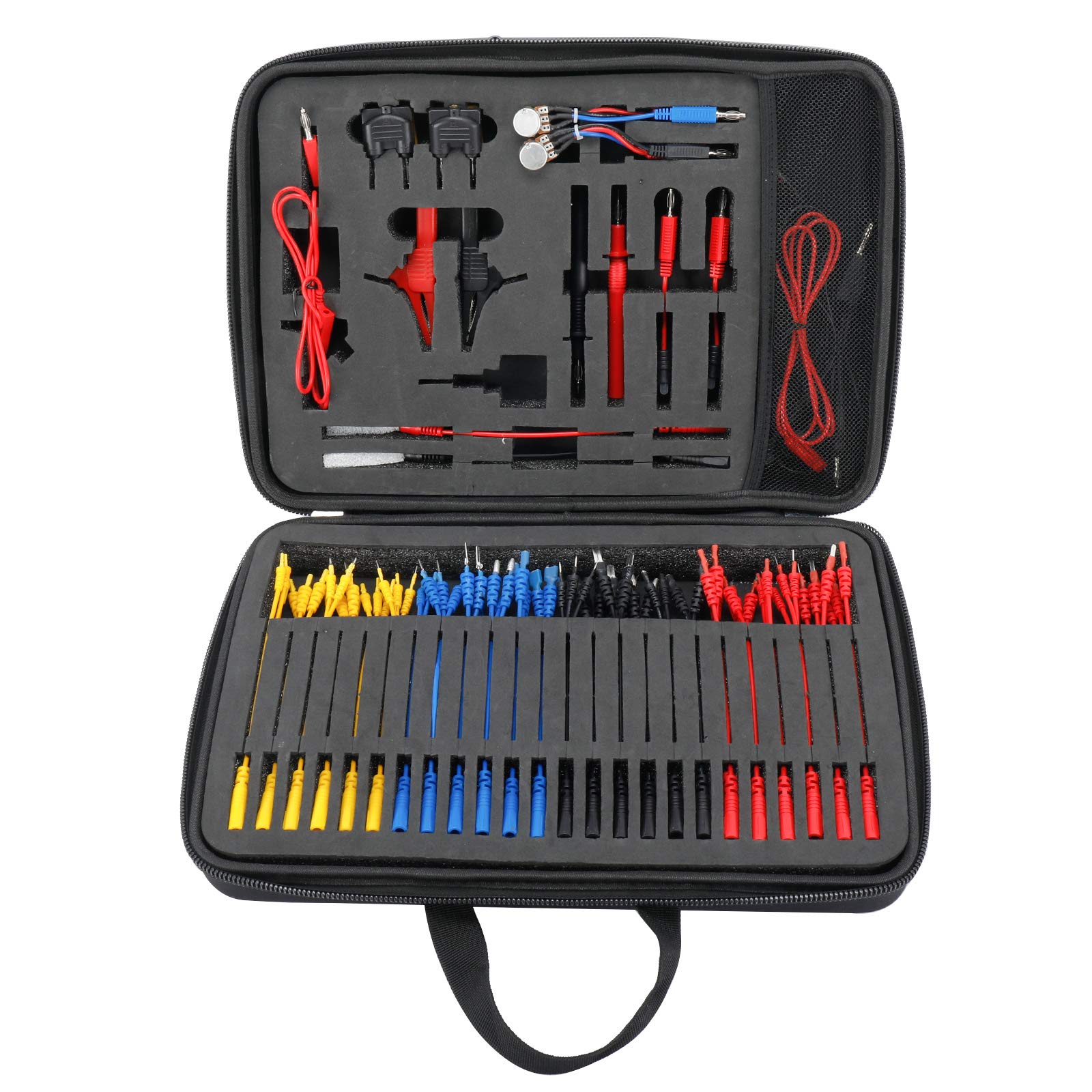 Automotive Circuit Test Leads Kit - Multifunction Electrical Testers & Diagnostic Tools with Wire Connectors & Adapter Cables (Includes Carrying Case) - Perfect for Car Repair, DIY Electrical Testing & Vehicle Maintenance