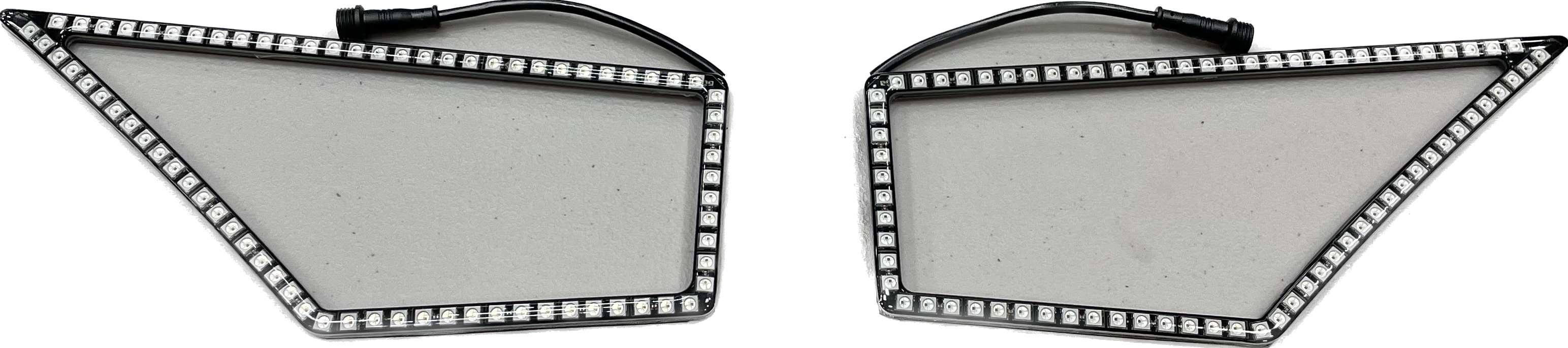 187 Style Kawasaki KRX LED Halo Headlights with Control Harness - Off-Road ATV/UTV Light Upgrade for Night Trail Riding & Adventure