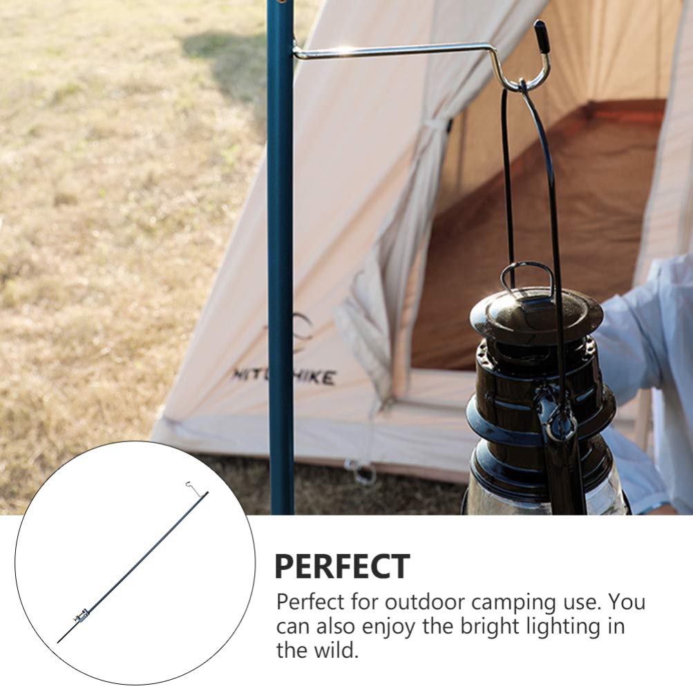Cabilock Aluminum Alloy Camping Lamp Shelves Set - Portable Foldable Hanging Light Stand for Camping, Hiking & Outdoor Adventures - Perfect for Tents, Backyards & Patios