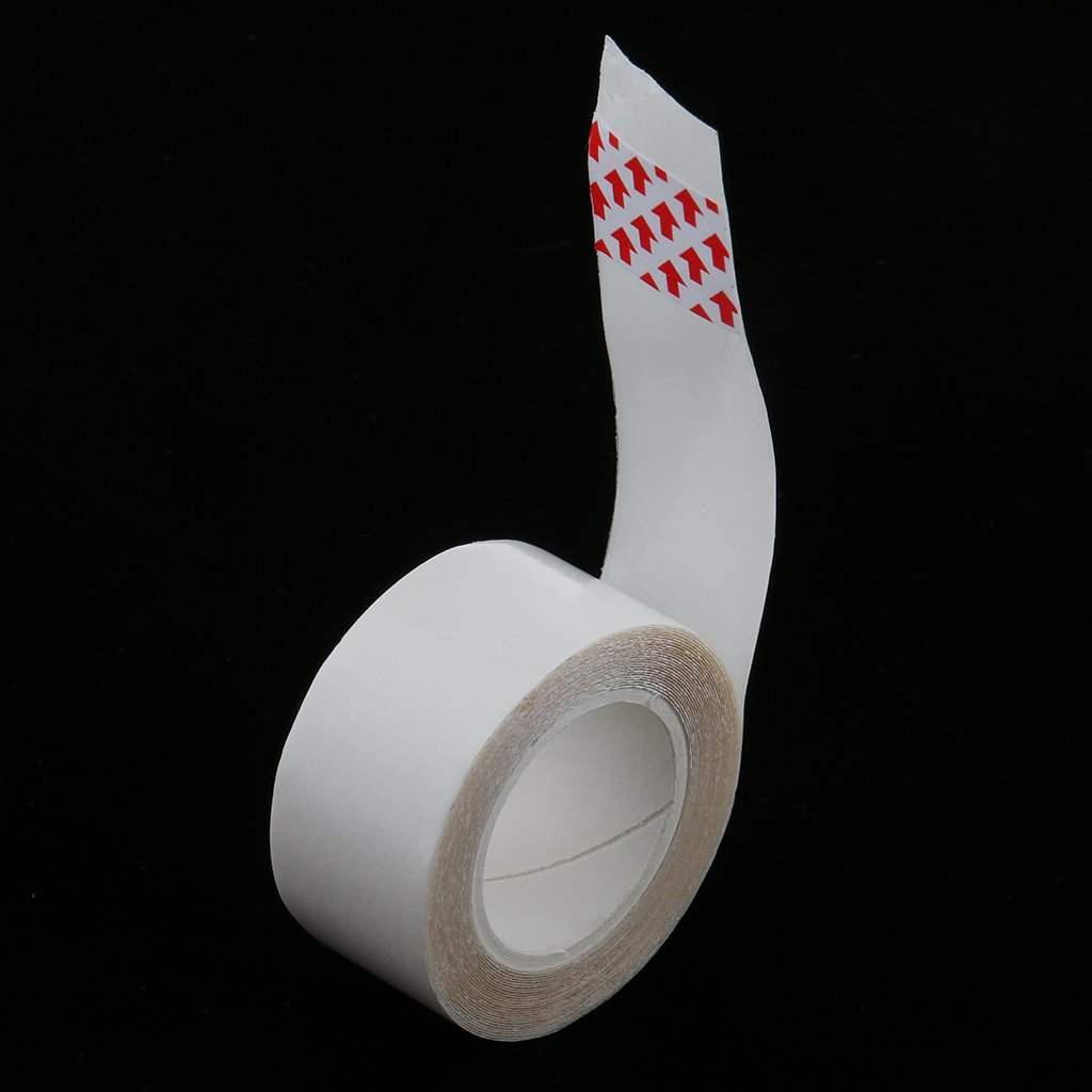 Fenteer Waterproof Double Sided Hair Tape Roll - Strong Hold for Toupees, Hairpieces & Clothing - Perfect for Wig Attachment, Costume Securing & Fashion Styling