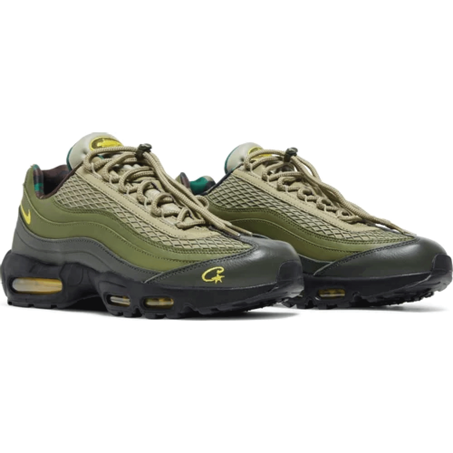 Corteiz x Air Max 95 SP 'Rules the World Sequoia' Sneakers - Limited Edition Collaboration - Perfect for Streetwear & Urban Fashion Enthusiasts