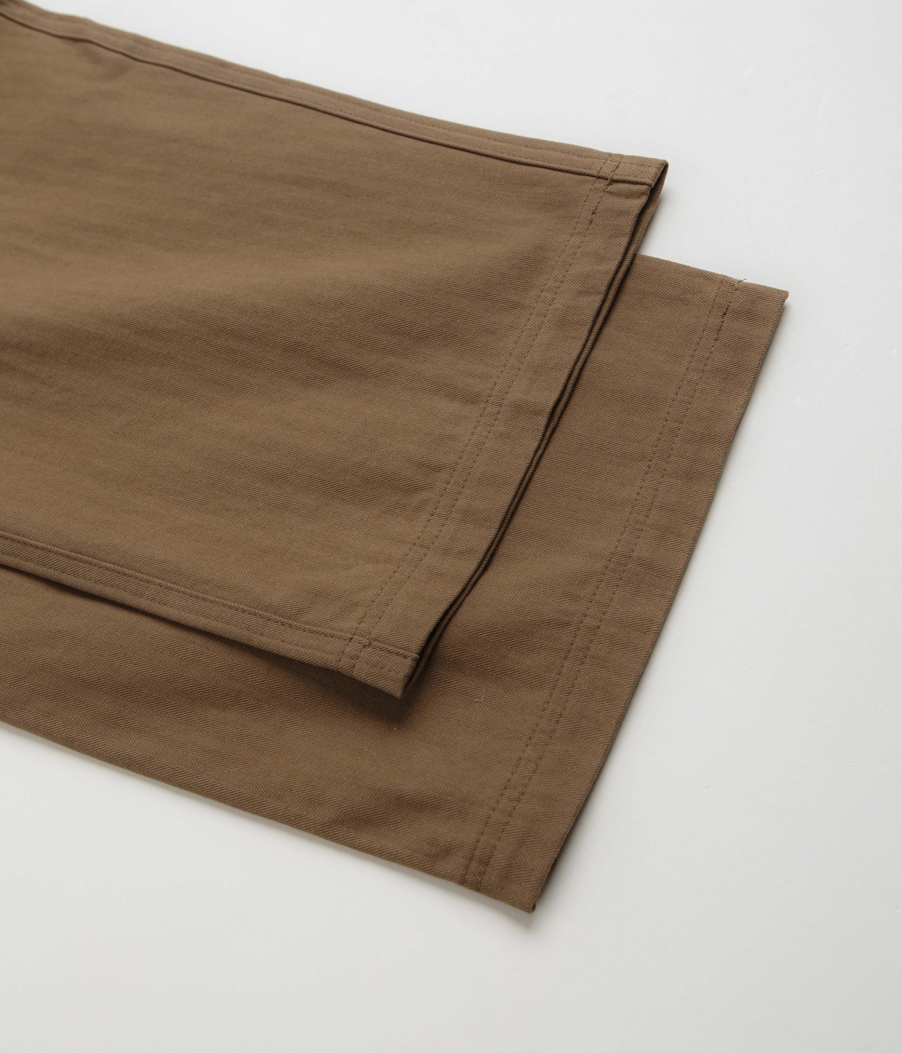 Butter Goods Pleated Trousers for Men - Classic Brown Casual Pants | Perfect for Office, Business Casual & Smart Outfits