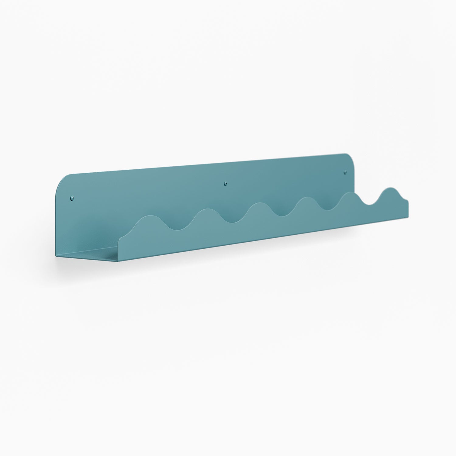 Wave Picture Ledge Shelf - Modern Floating Wall Shelf for Displaying Photos, Art & Decor - Perfect for Living Room, Bedroom & Office Wall Decor