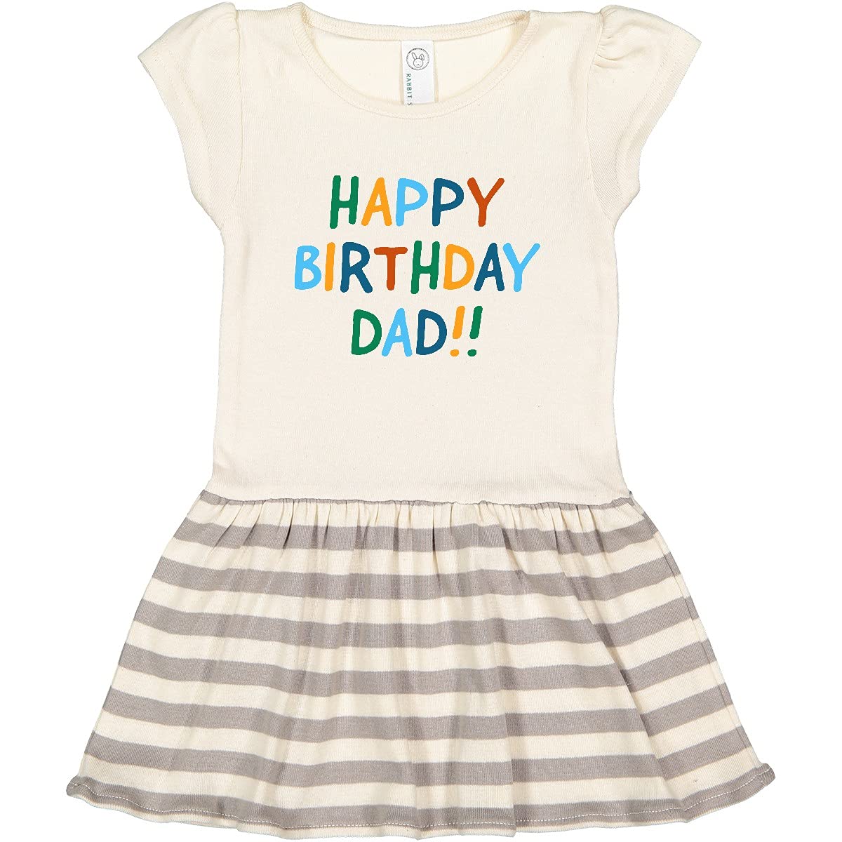 Inktastic Happy Birthday Dad Toddler Dress - Cute Outfit for Baby Girls & Boys - Perfect for Birthday Parties, Family Photos & Special Occasions