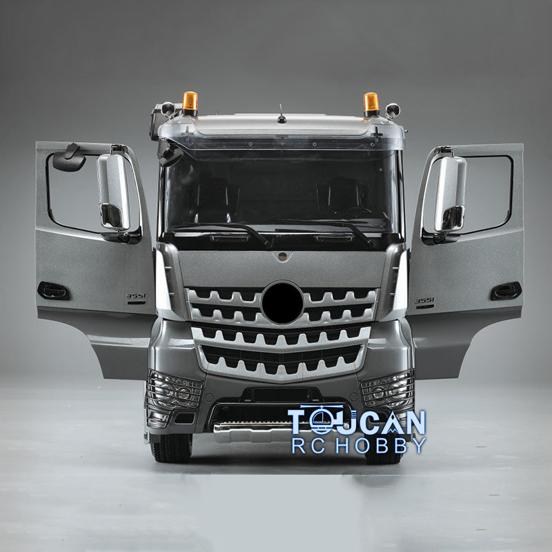 1/14 Scale Toucan Hobby 6x4 RC Tractor Truck with 3 Axles - Remote Control Construction Vehicle Kit with Painted Body & DIY Parts - Perfect for RC Enthusiasts, Construction Vehicle Collectors, and STEM Learning Projects